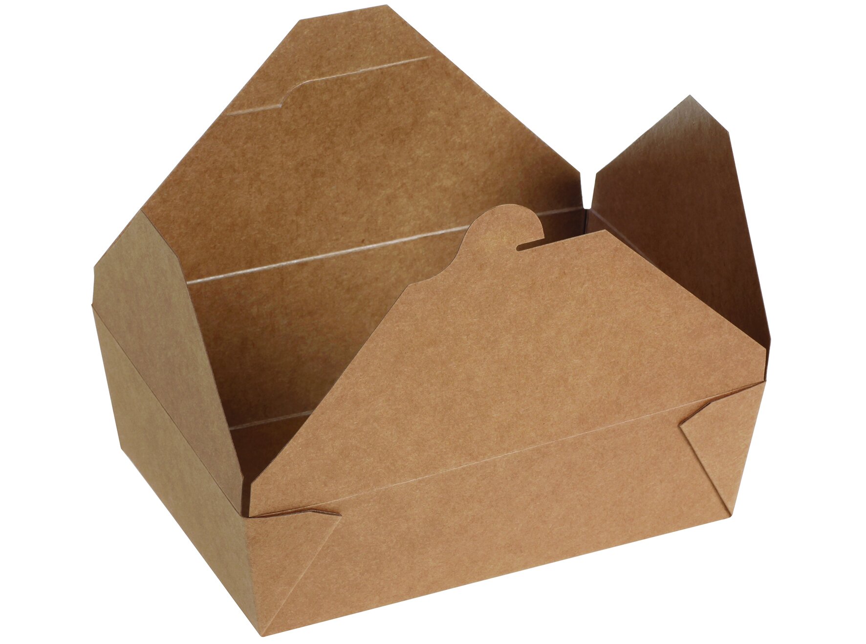 Take away box Kraft/PLA 1800ml 215/197x155x140x65mm