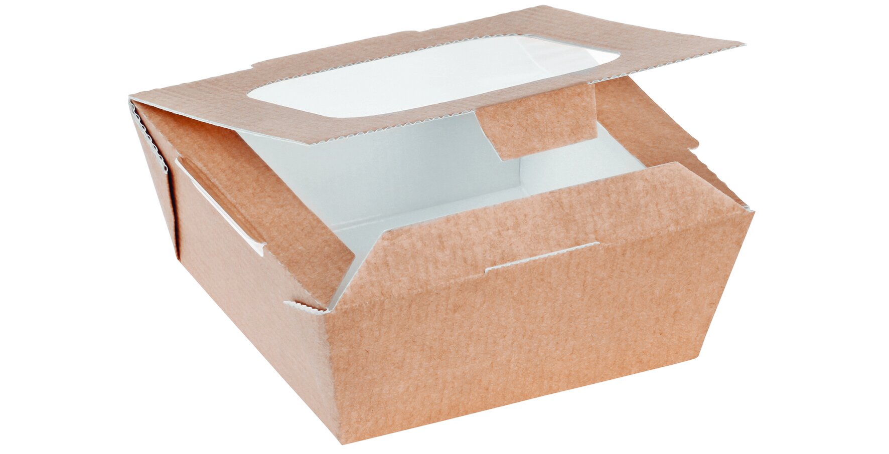 Hot Shelf Box Kraft medium f. d'air/fen., 150/125x150/125x60mm
