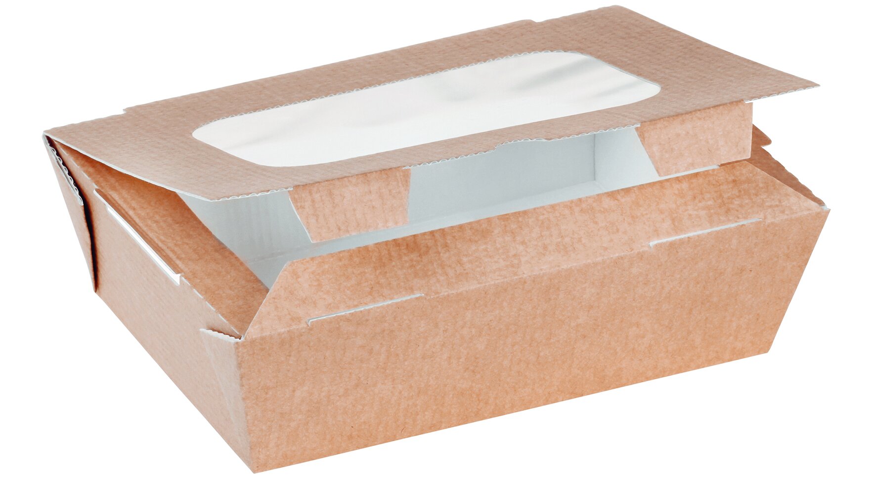 Hot Shelf Box Kraft large f. d'air/fen., 210/185x155/125x60mm