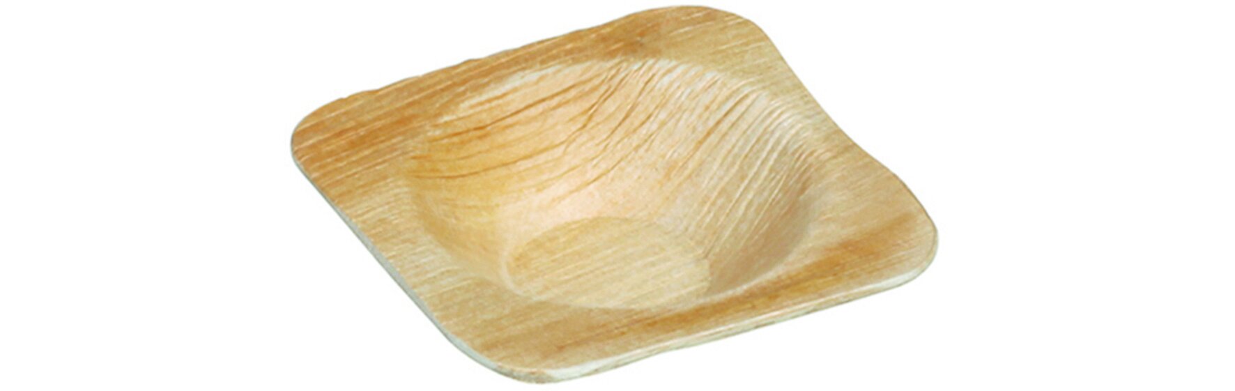 Coupelle à dip, feuille de palmier 60x60x15mm