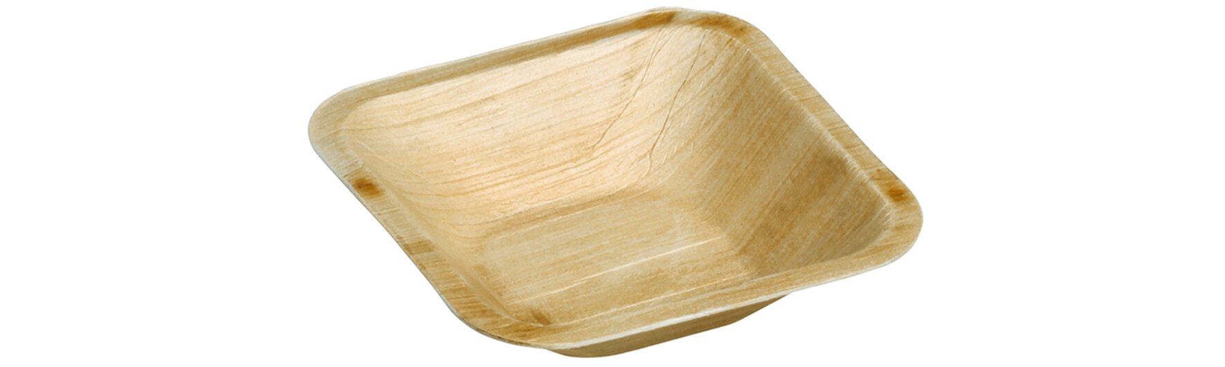 Bol à dip, feuille de palmier 90x90x22mm