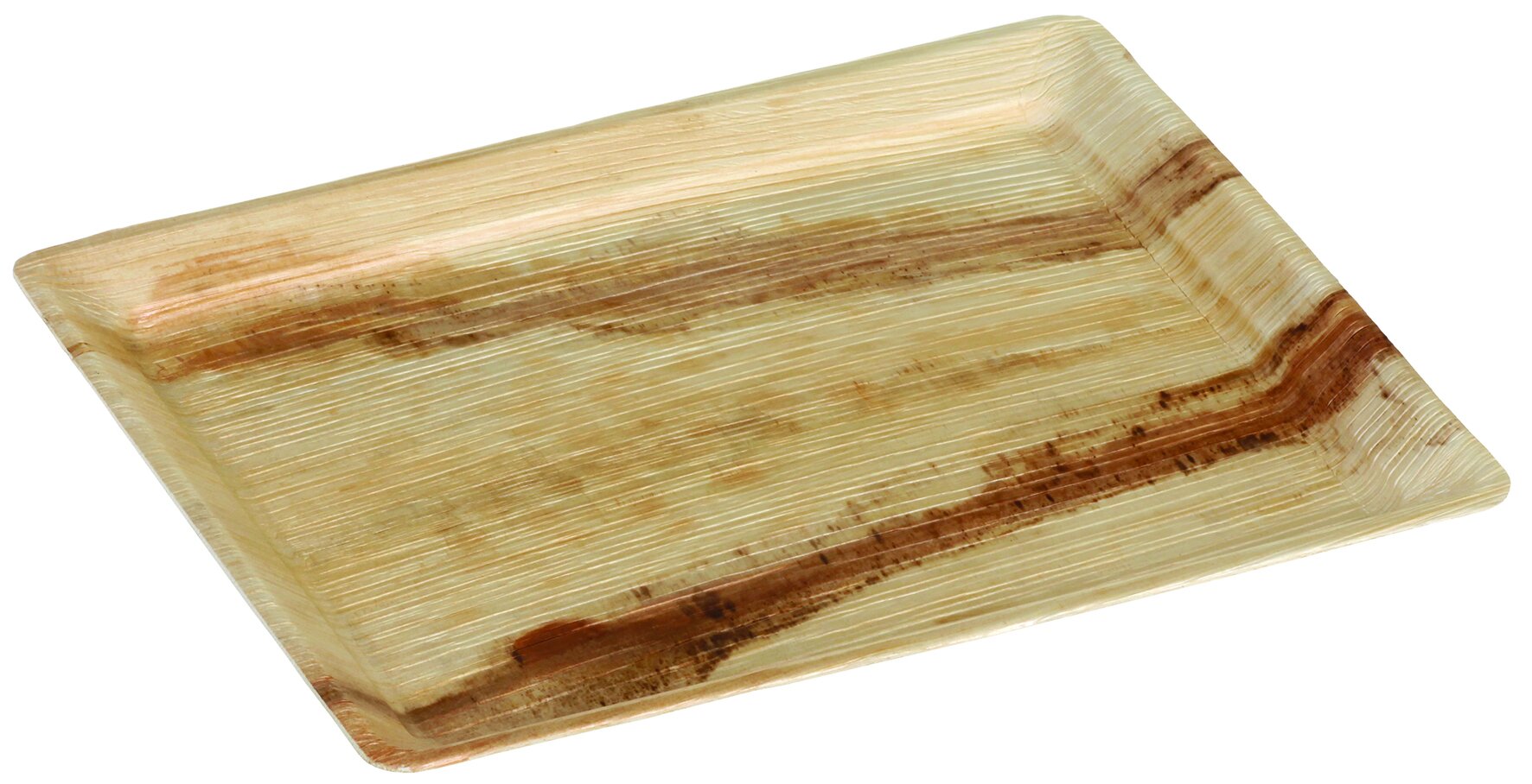 Plat 1/2,feuille de palmier 325x265x20mm