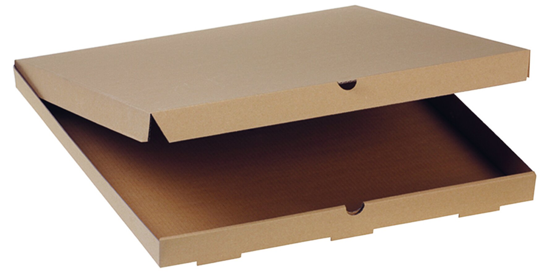 Pizza carton kraft brun 32x32x3cm