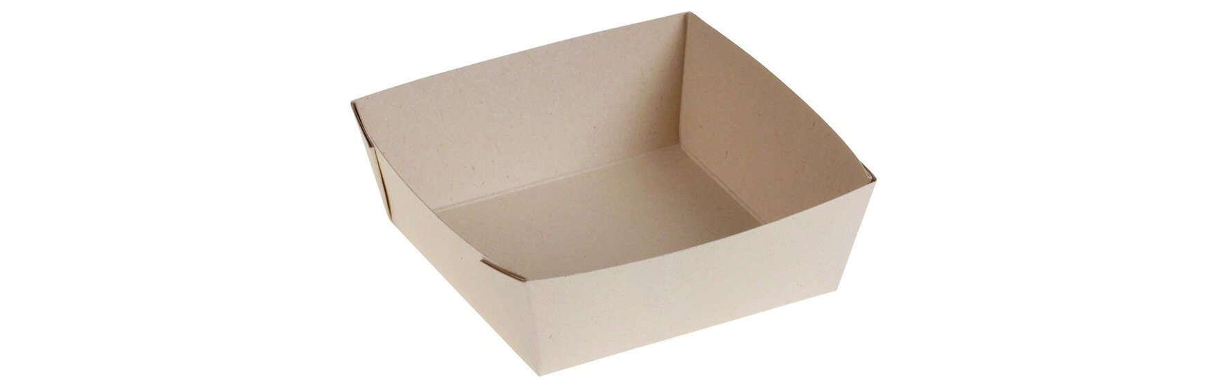 Box 11.5x11.5x4cm, 450ml bambou-papier/PLA, naturesse