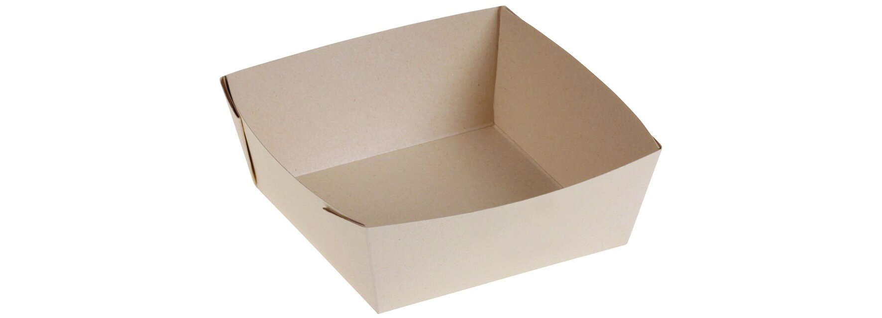 Box 13.5x13.5x5cm, 800ml bambou-papier/PLA, naturesse