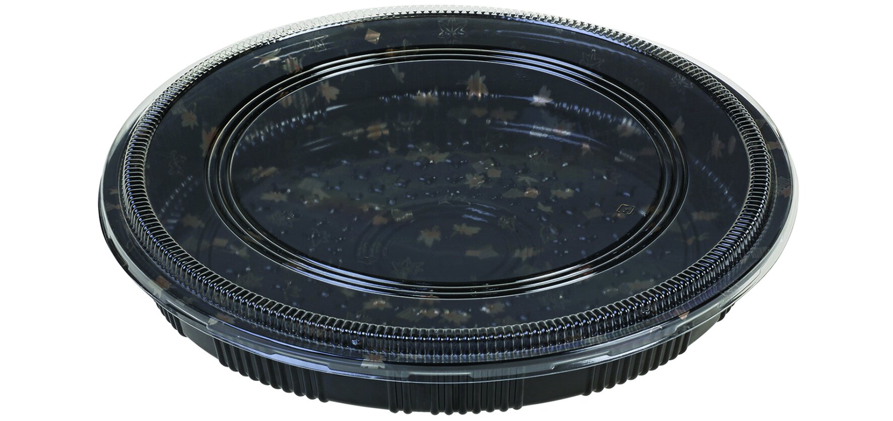 Sushi plateau Ø35.6 cm, rond incl. couvercle