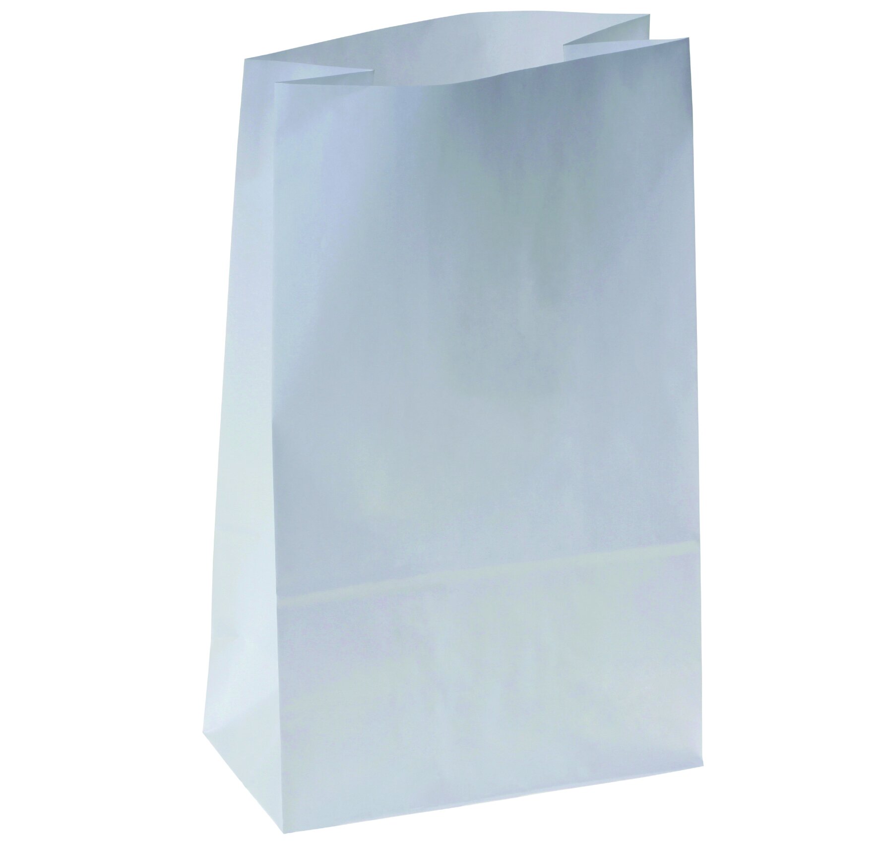 Sac en papier kraft blanc 70gm², 18.5x9.7x30 cm