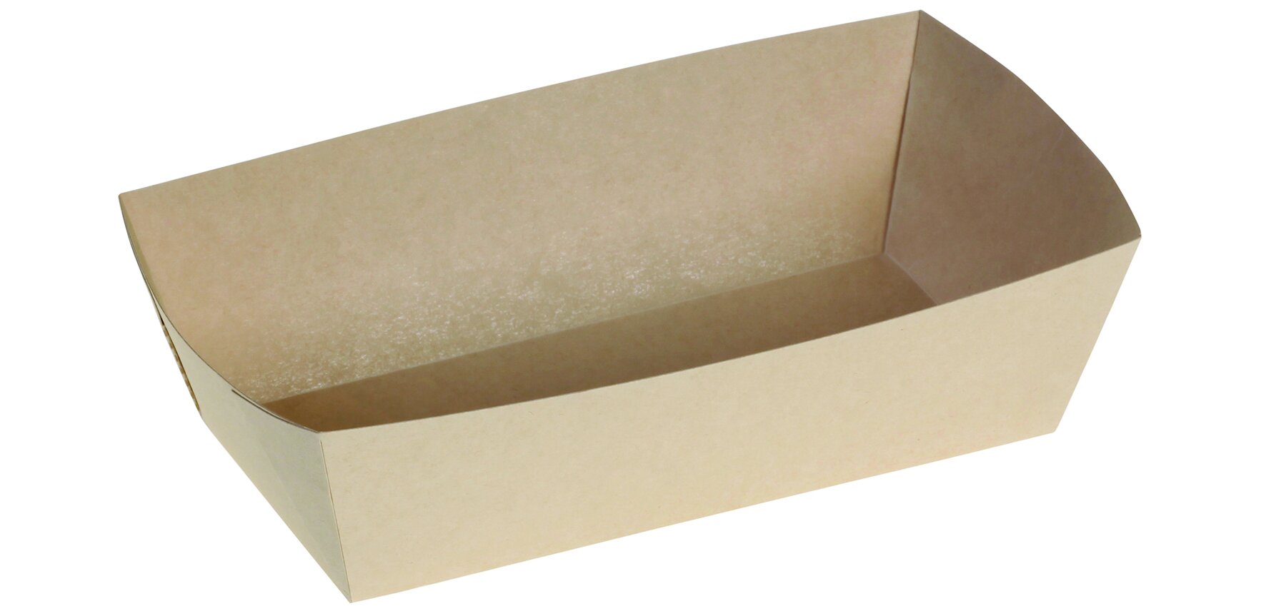 Food Tray 15.9x8.9x4.5cm, 450ml bambou-papier/PLA, naturesse