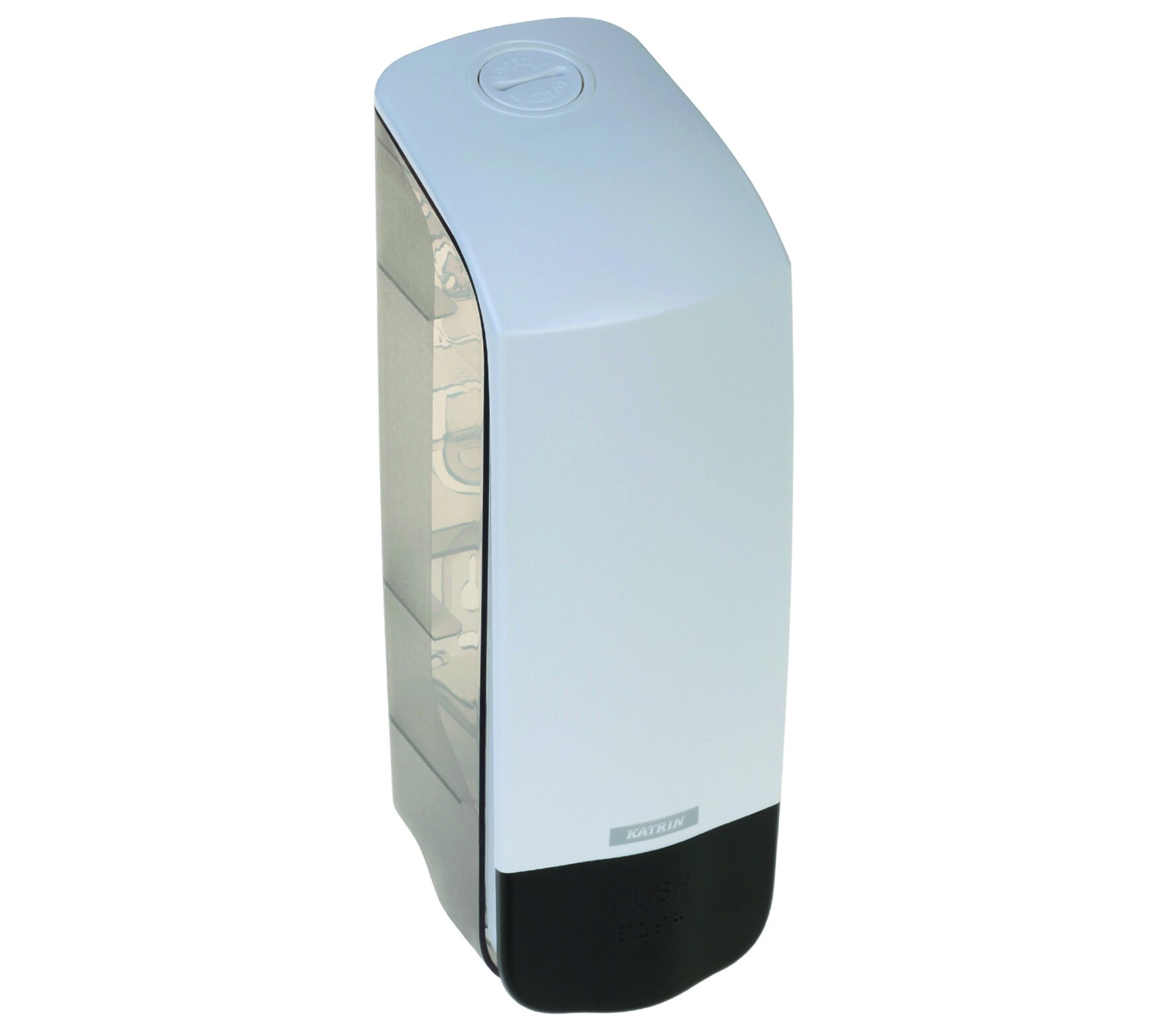 Distributeur de savon & désinfec. 1000ml, blanc, 291x100x130mm