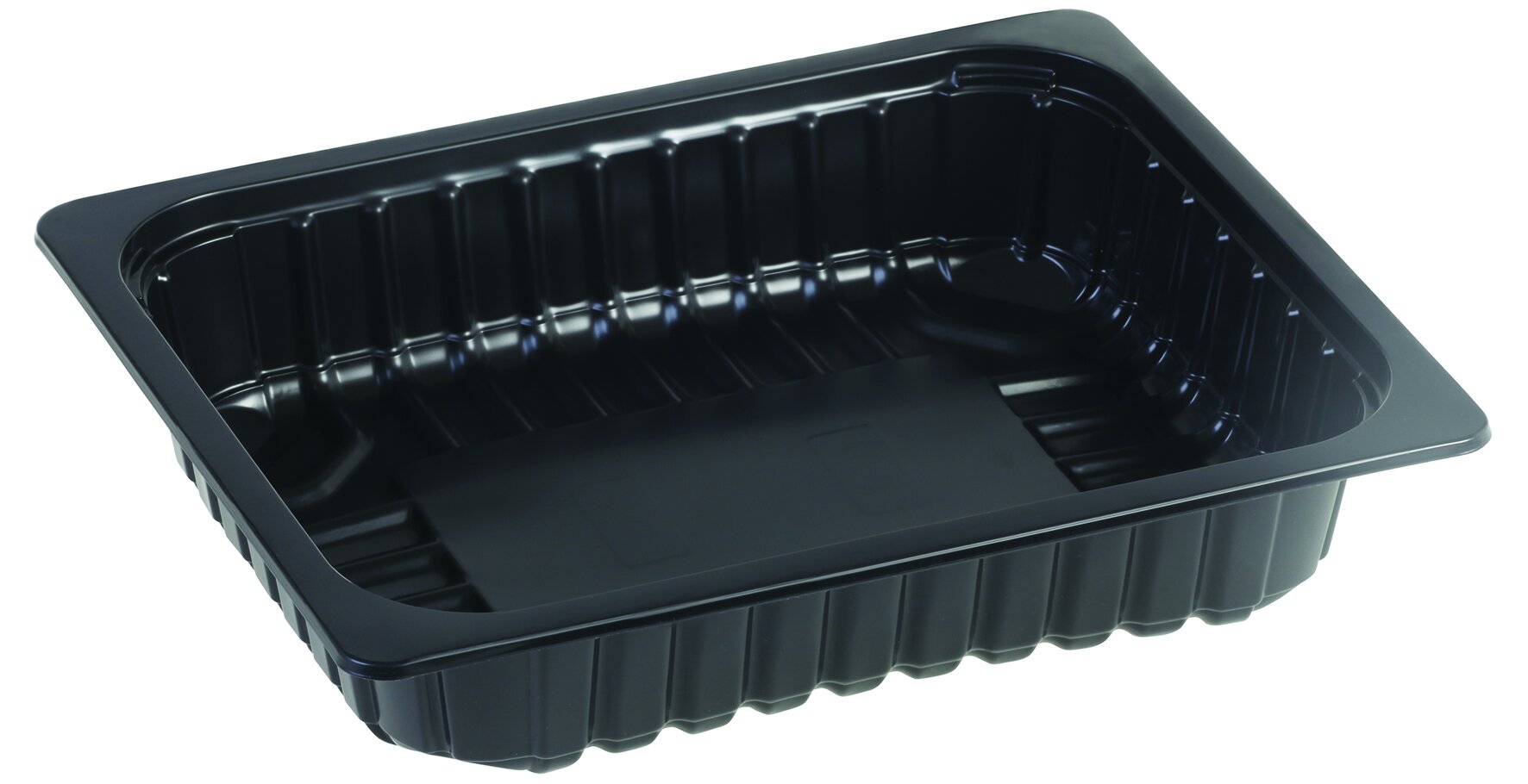 Barquette PP GN1/2 3700ml noir 325x265x65mm