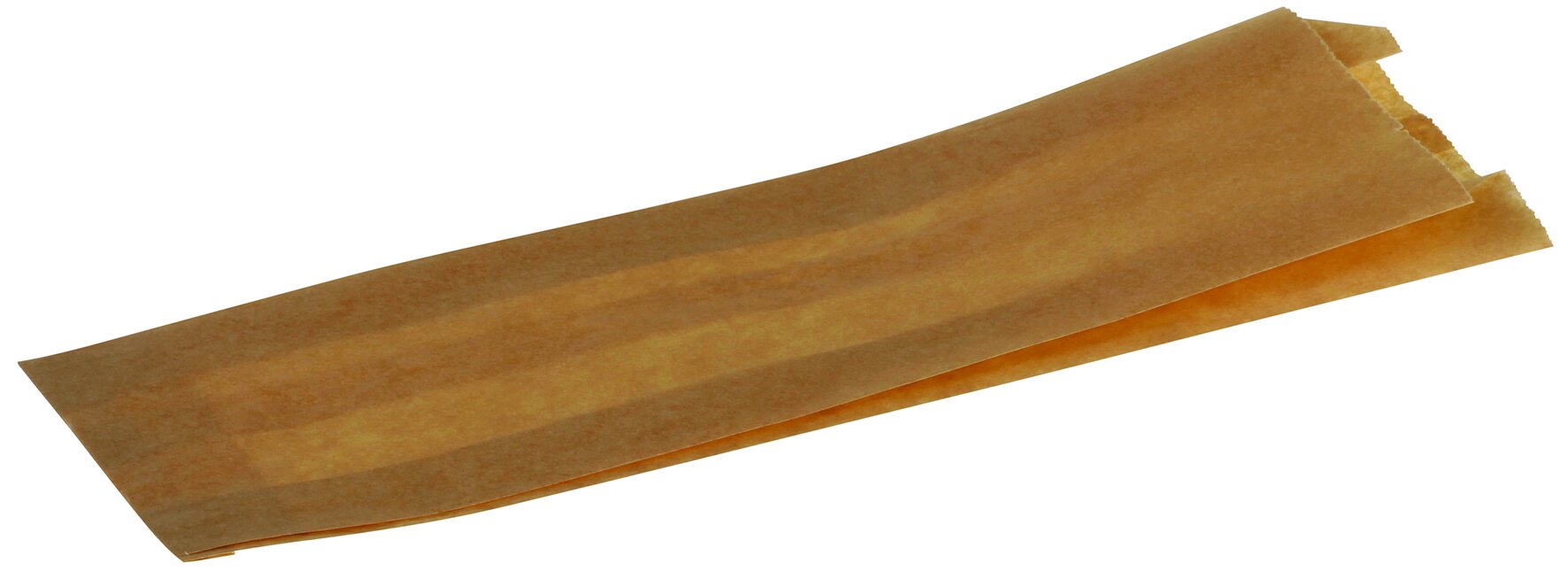 Sachet à saucisses kraft résistant graisse, 80+40x280mm