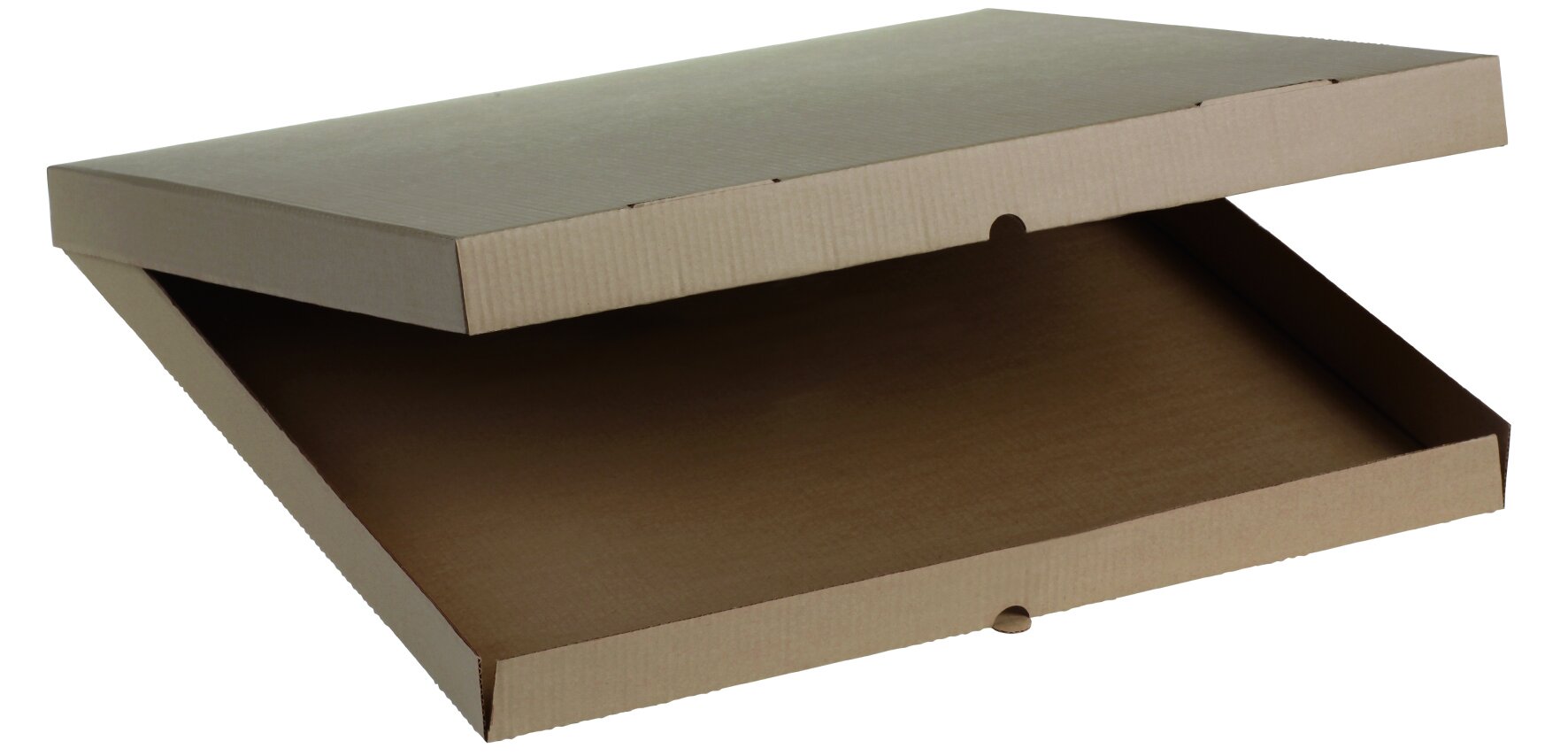 Pizza carton kraft brun 50x50x5cm