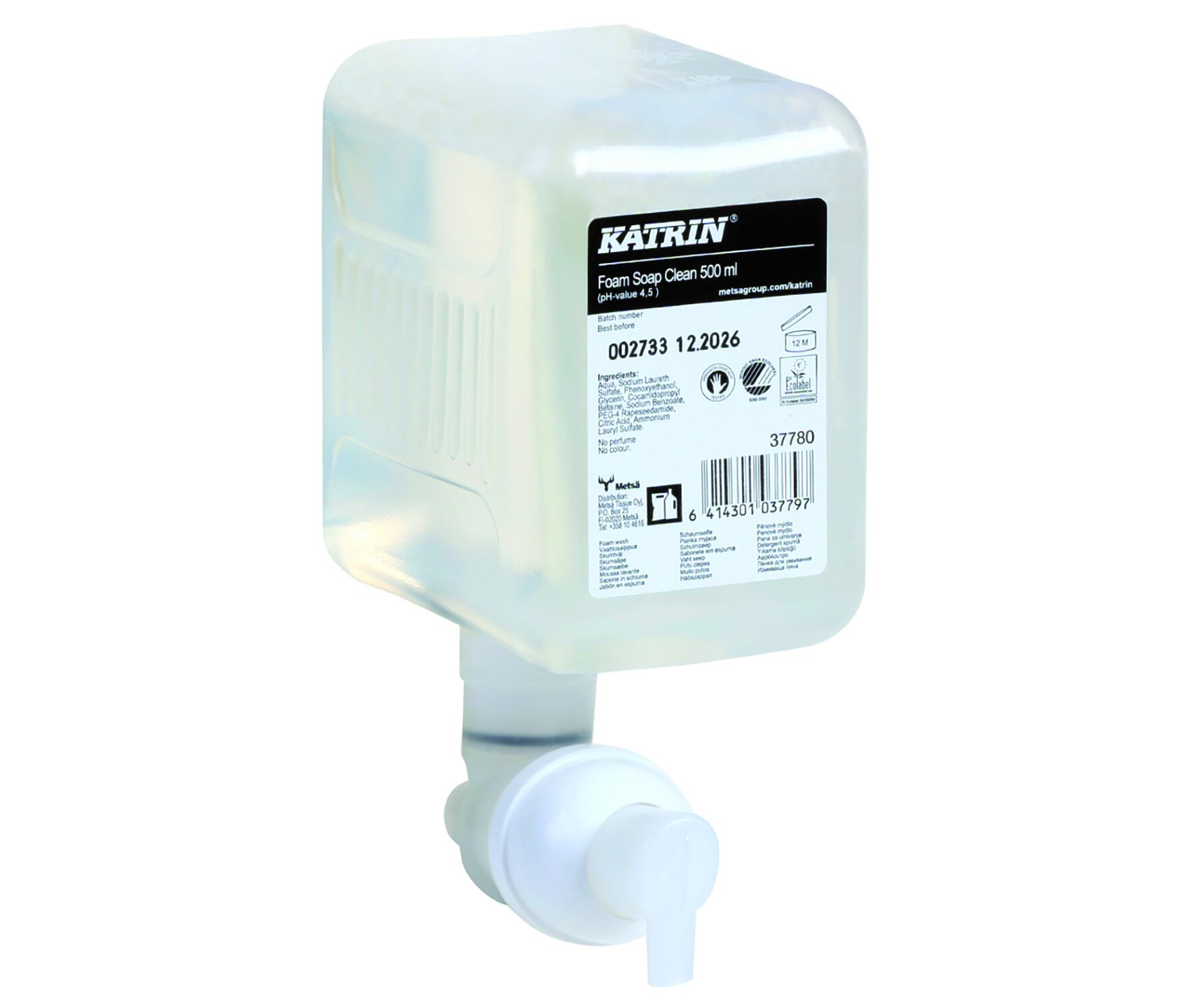 Katrin Lave-mains mousse Clean, 12x500ml