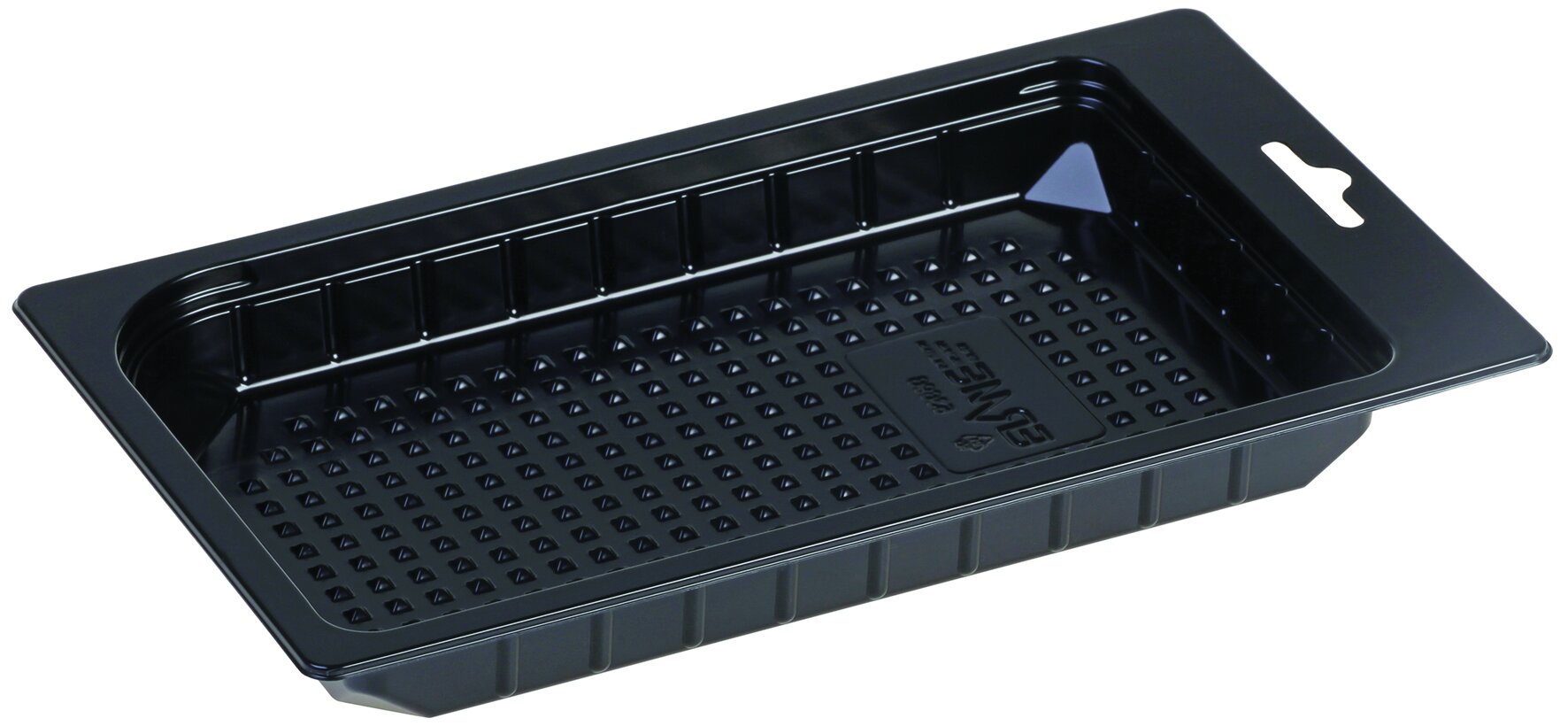 Stäger barquette rPET 500ml noir 144x244x25mm