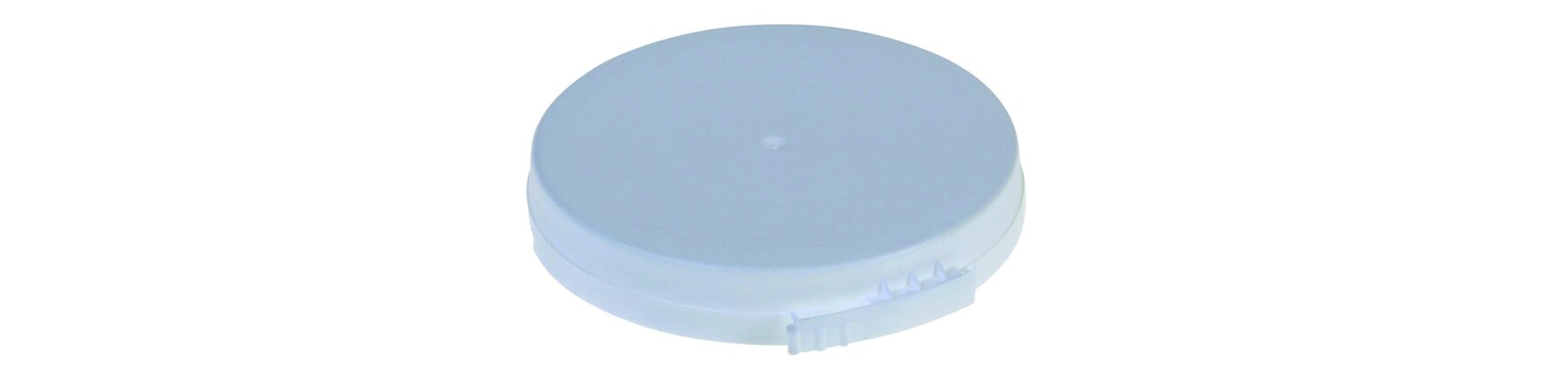 Couvercle LDPE blanc Ø66mm