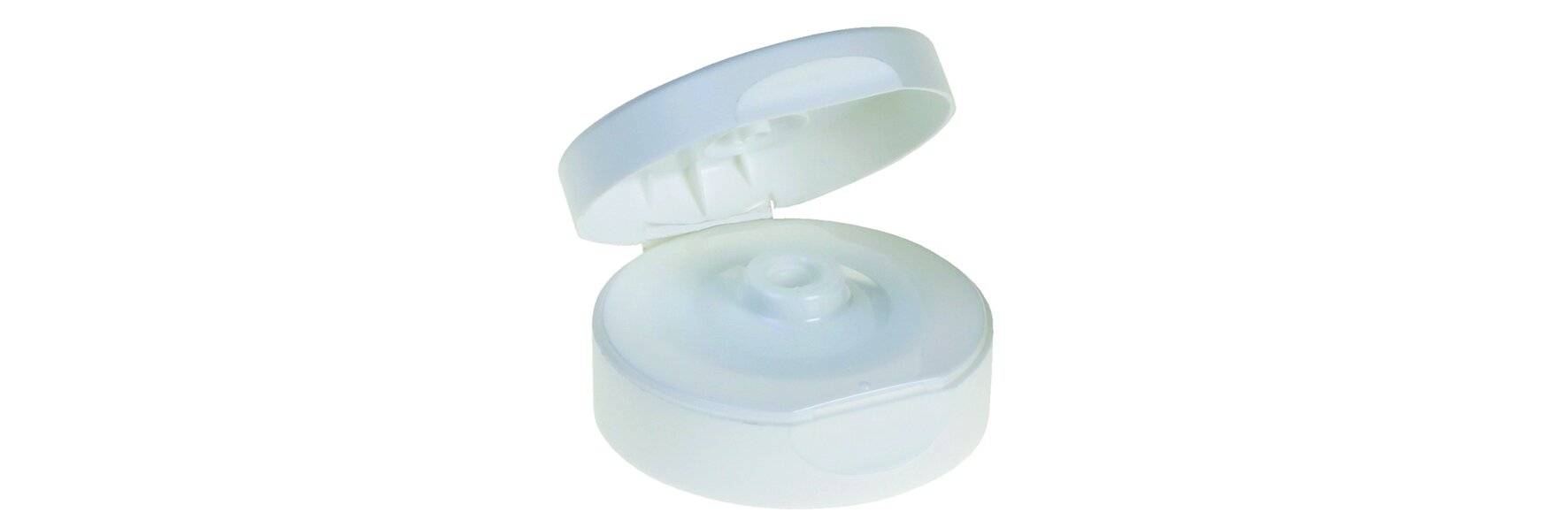 Couvercle avec valve blanc 55/38mm for Squeeze-Bottle
