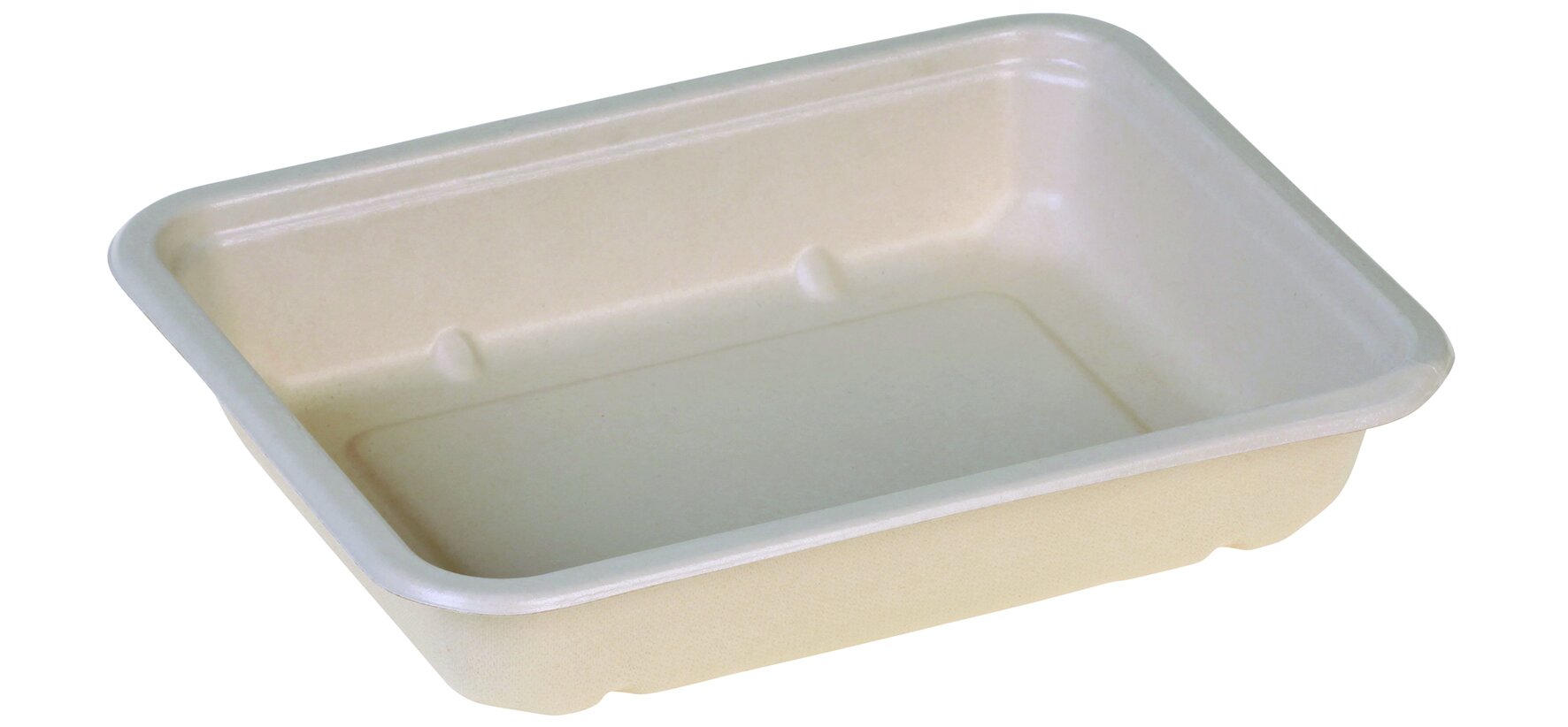 Barque. menu canne à s./PBAT,1050ml nature, 227x178x43mm