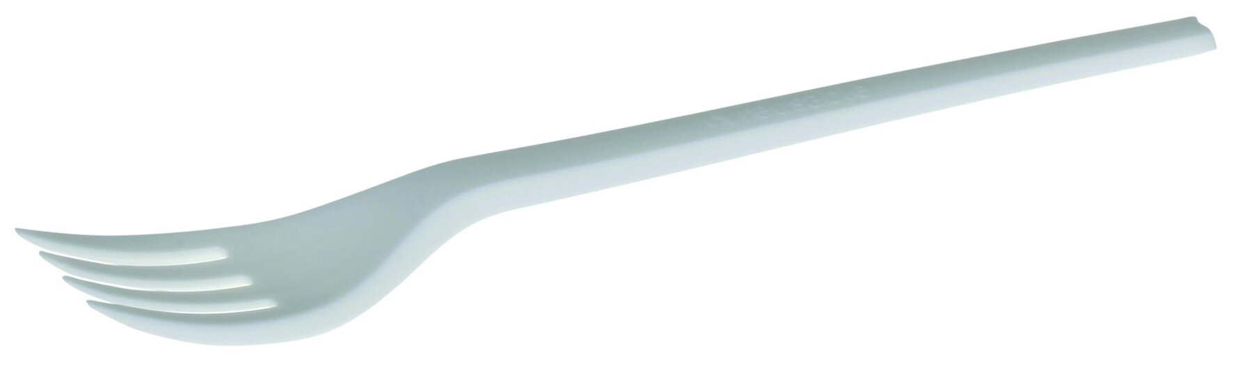 Fourchette REUSABLE CPLA blanche 168mm