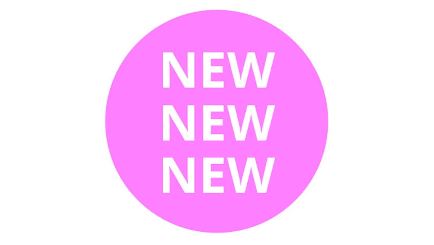 Etiquette NEW NEW NEW ronde, Ø 30mm