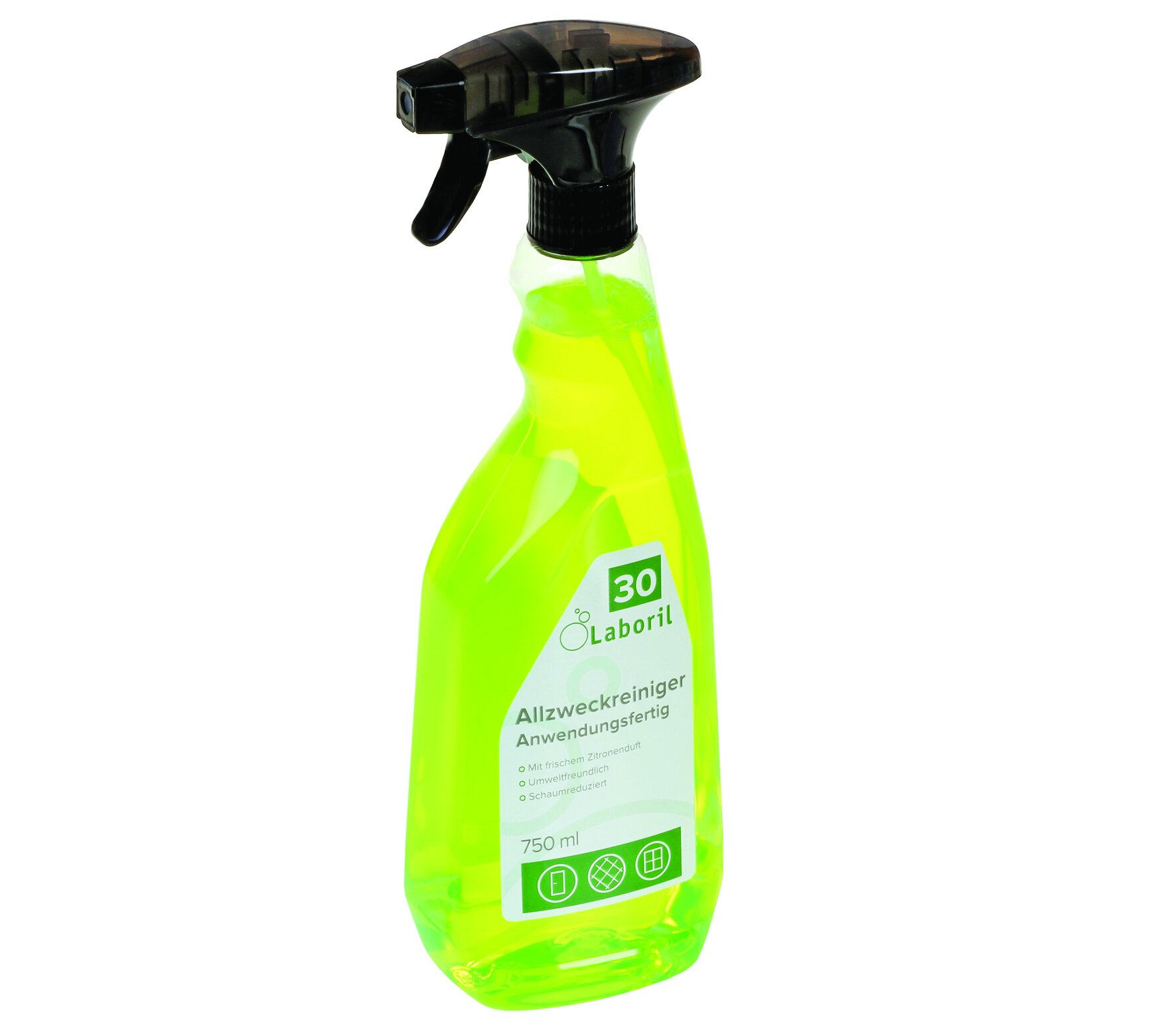 Nettoyant tout usage,prêt à l'empl. Odeur de citron, pH 10.5, 6x750ml