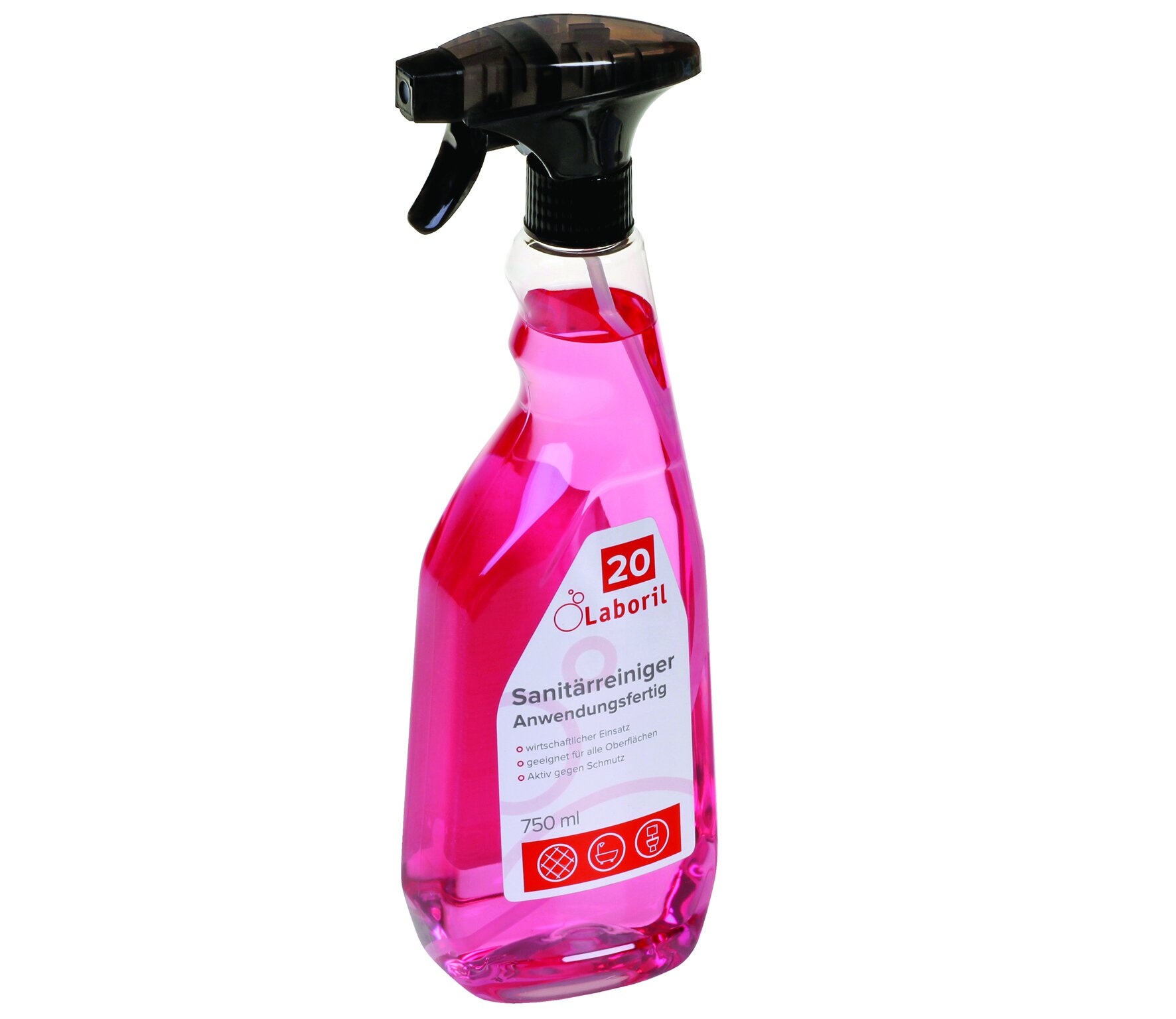 Nettoyant sanitaire,prêt à l'emploi Odeur fraîche, pH 1-2, 6x750ml