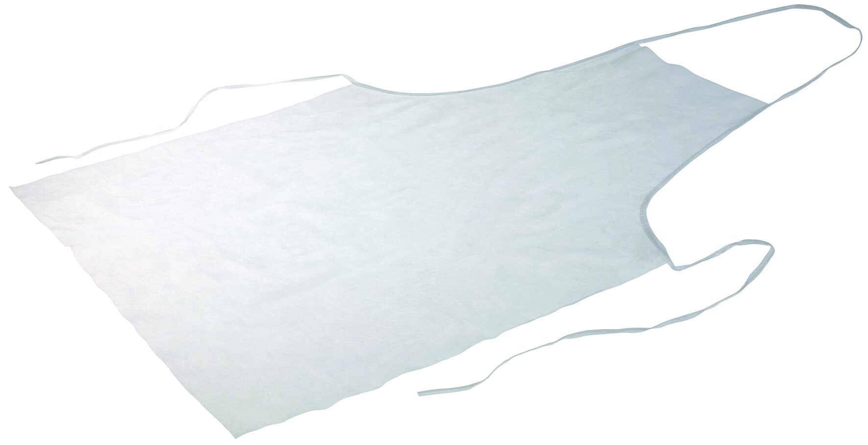 Tablier PP/Non-tissé 90x70cm blanc, 40gr/m2
