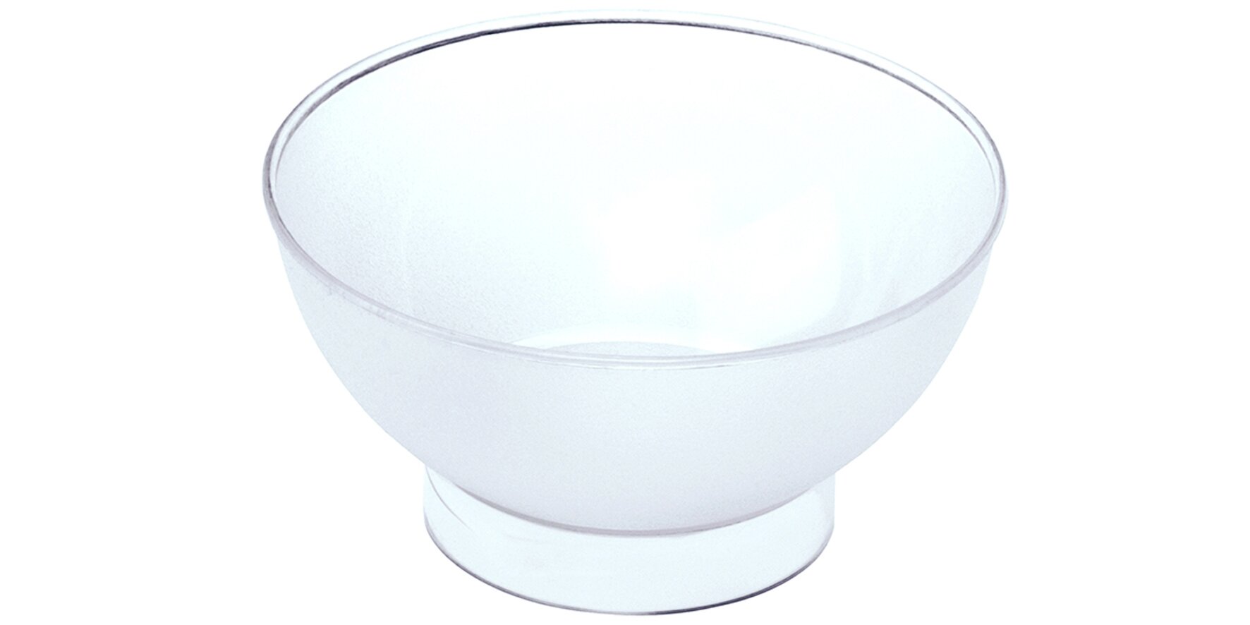 Sférik 24 cristal dépoli D. 108 mm, H. 55 mm, 24 cl