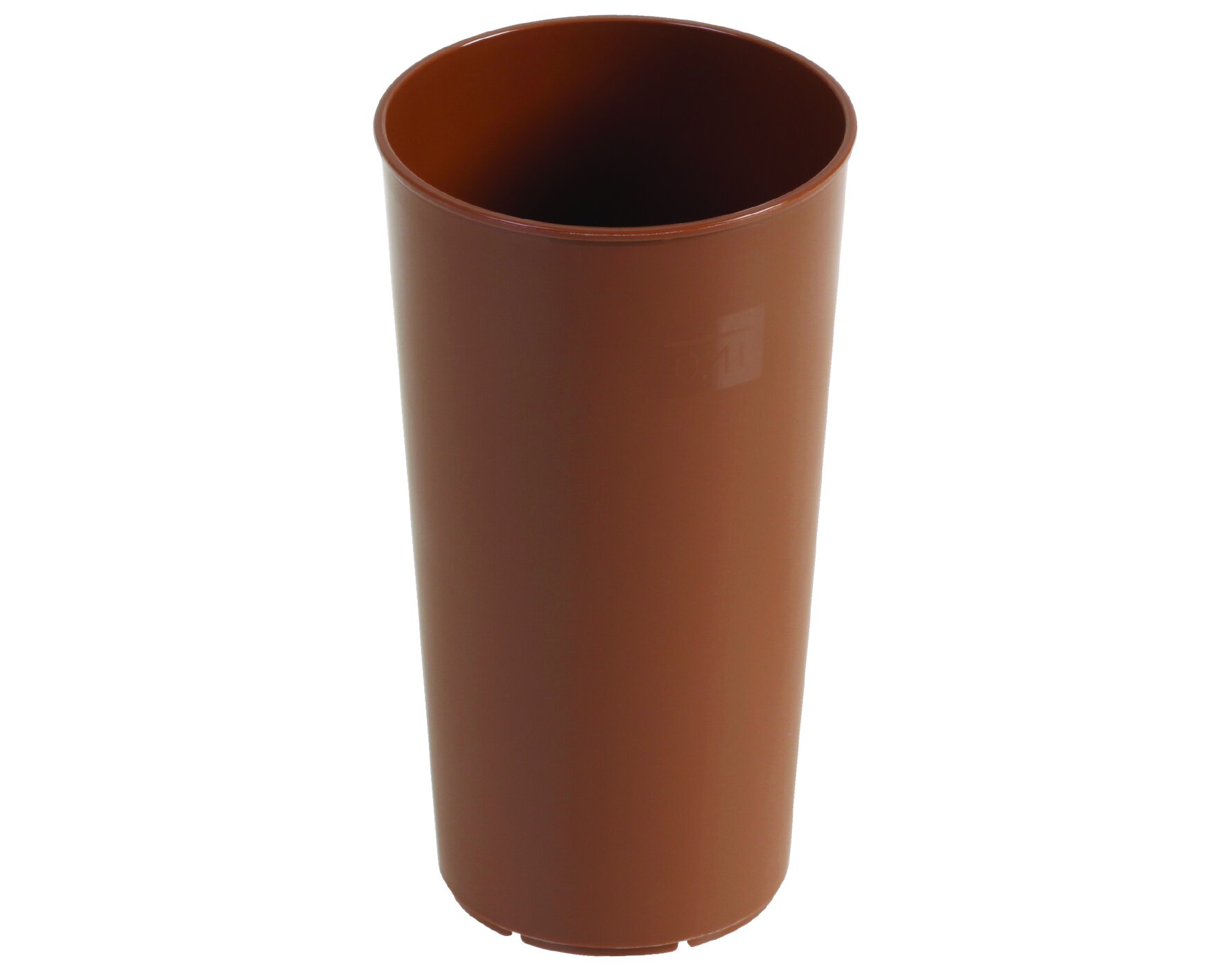 Gobelet réutilisable PP 4dl brun Ø80 x 145mm