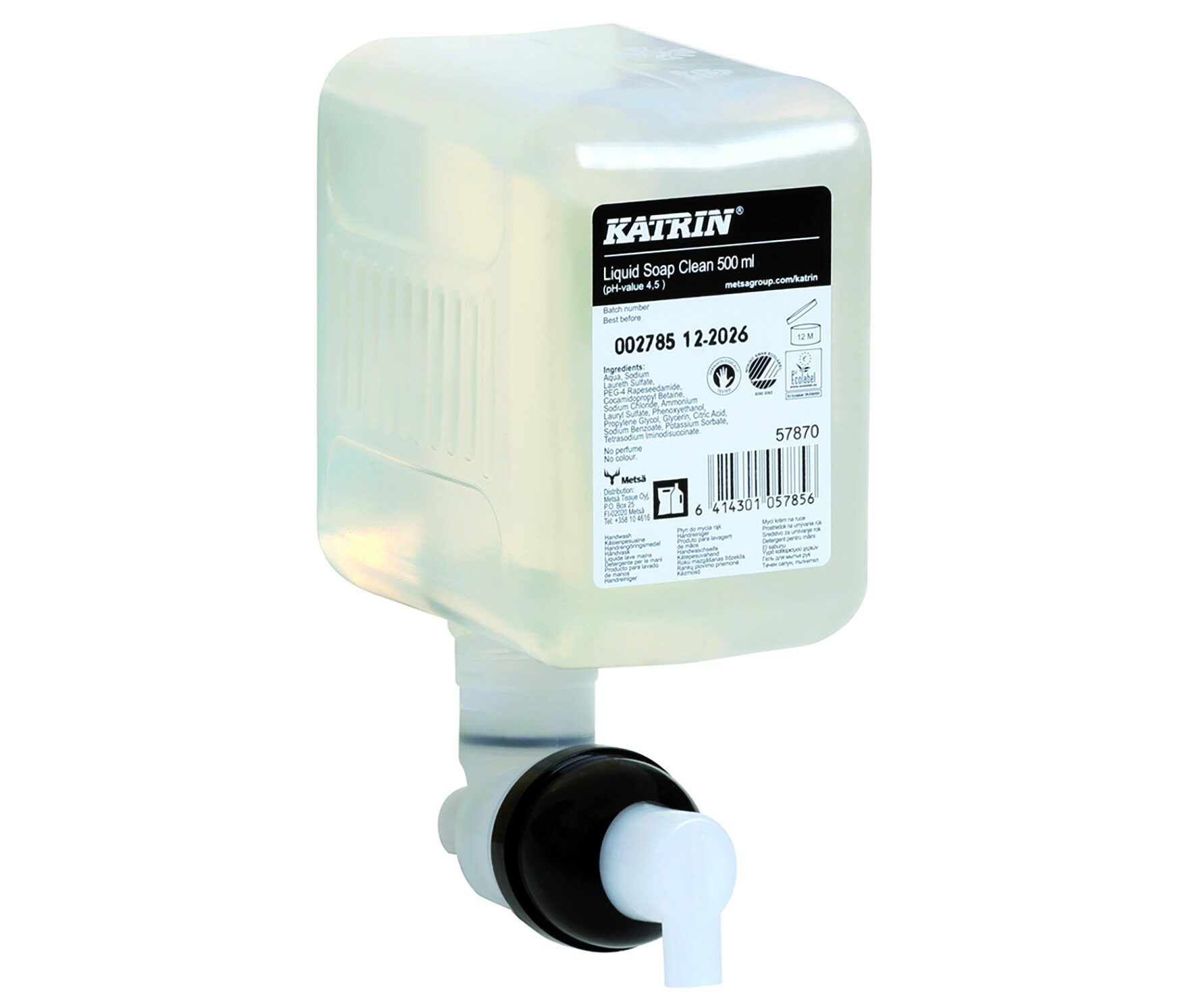 Savon à mains Katrin Clean, 12x500ml