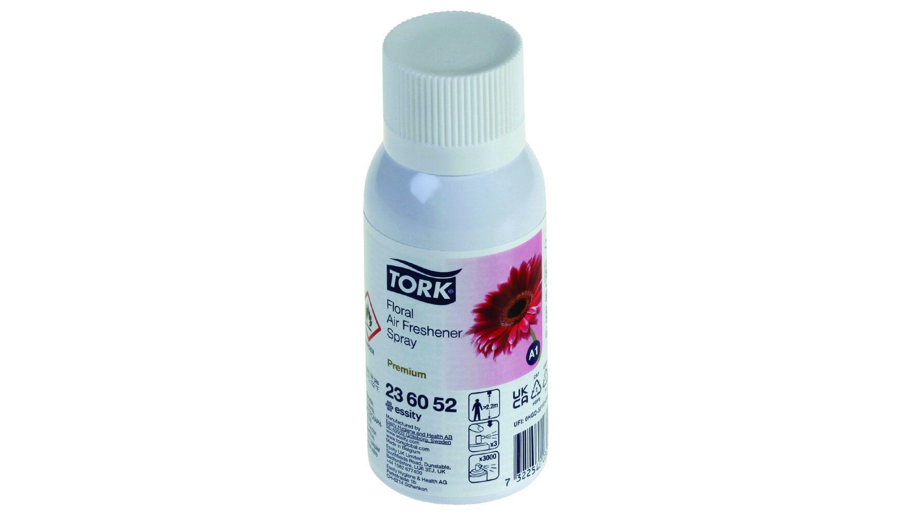 Désodorisant Tork, floral 12x75ml p.l’art.12874