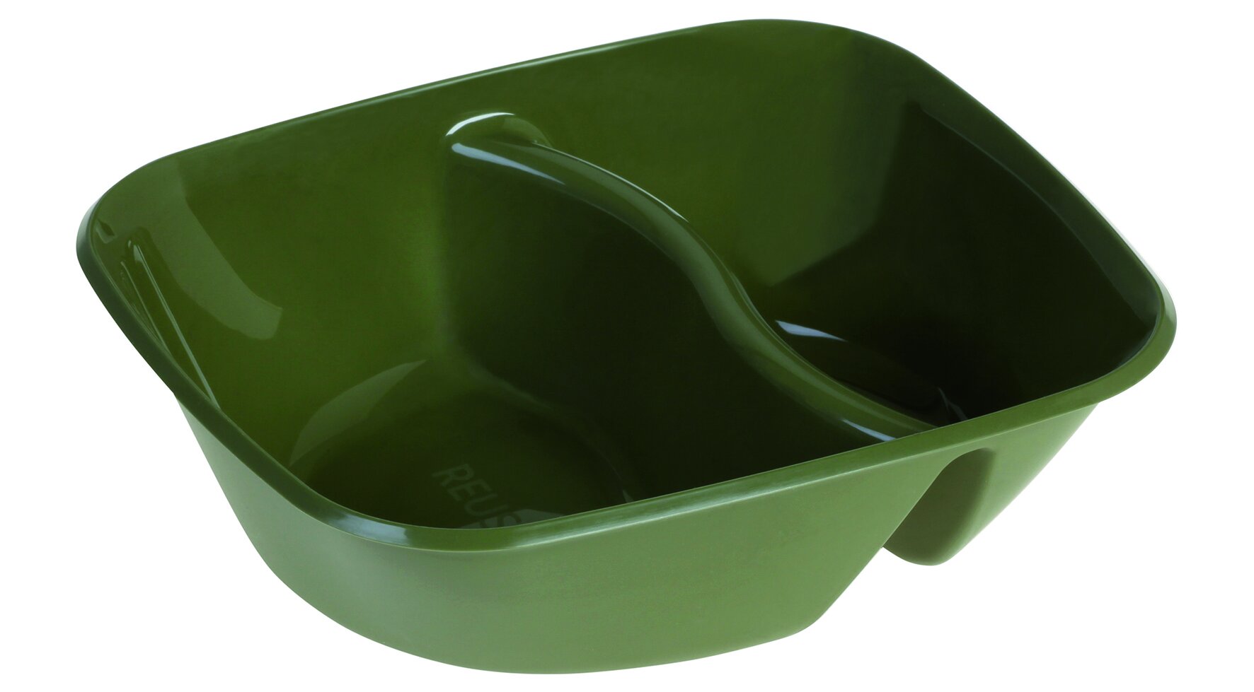 Bowl réutilisable PP 250/500ml verte olive, 170x195x56mm