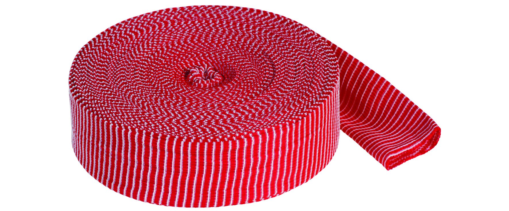 Collant à viande rouge/blanc Tube-Ø 100mm, 50mc
