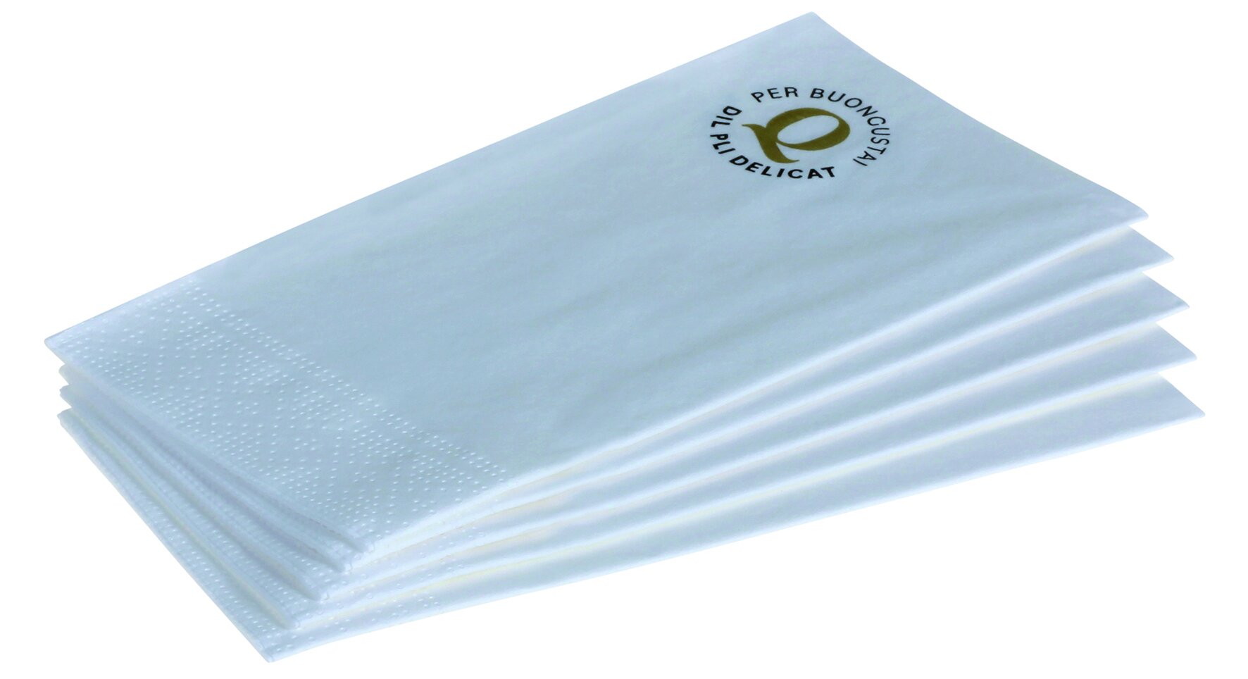 Serviettes boucher daily 33x33cm, 1/8 pli, 2 couches