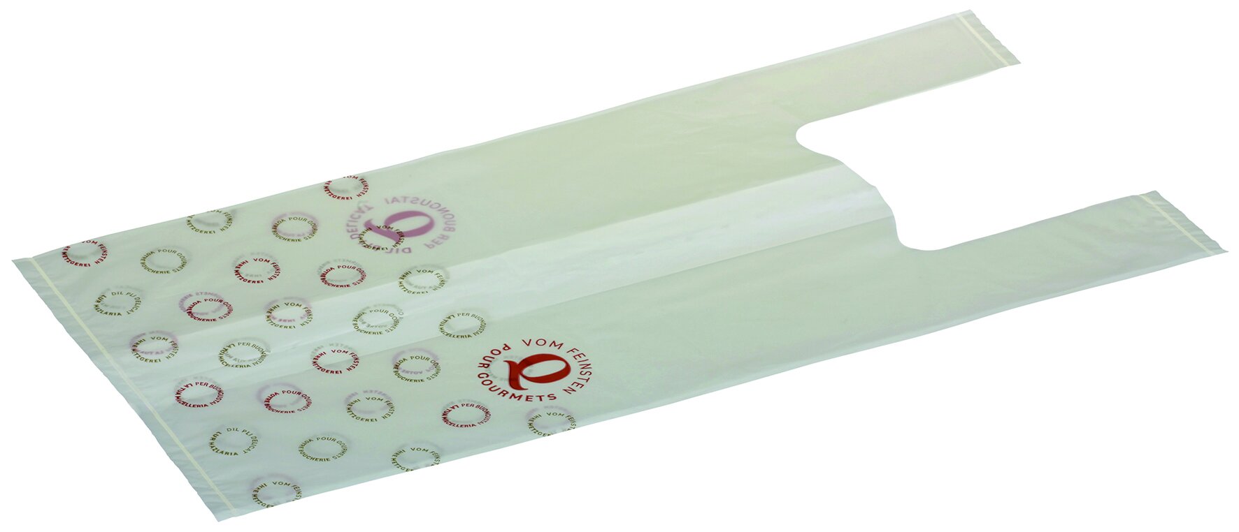 Sac MaterBi boucher Daily 23my, 230x95x490mm