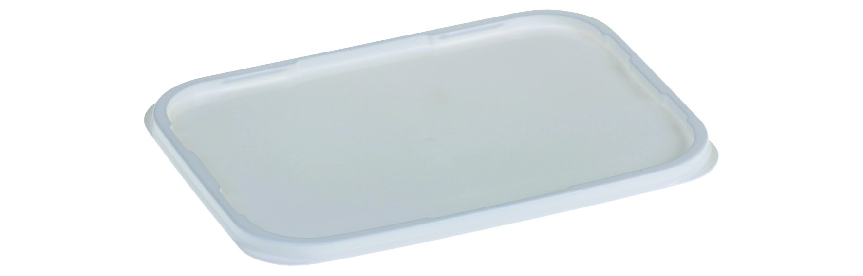 Couvercle PP blanc 143x193mm