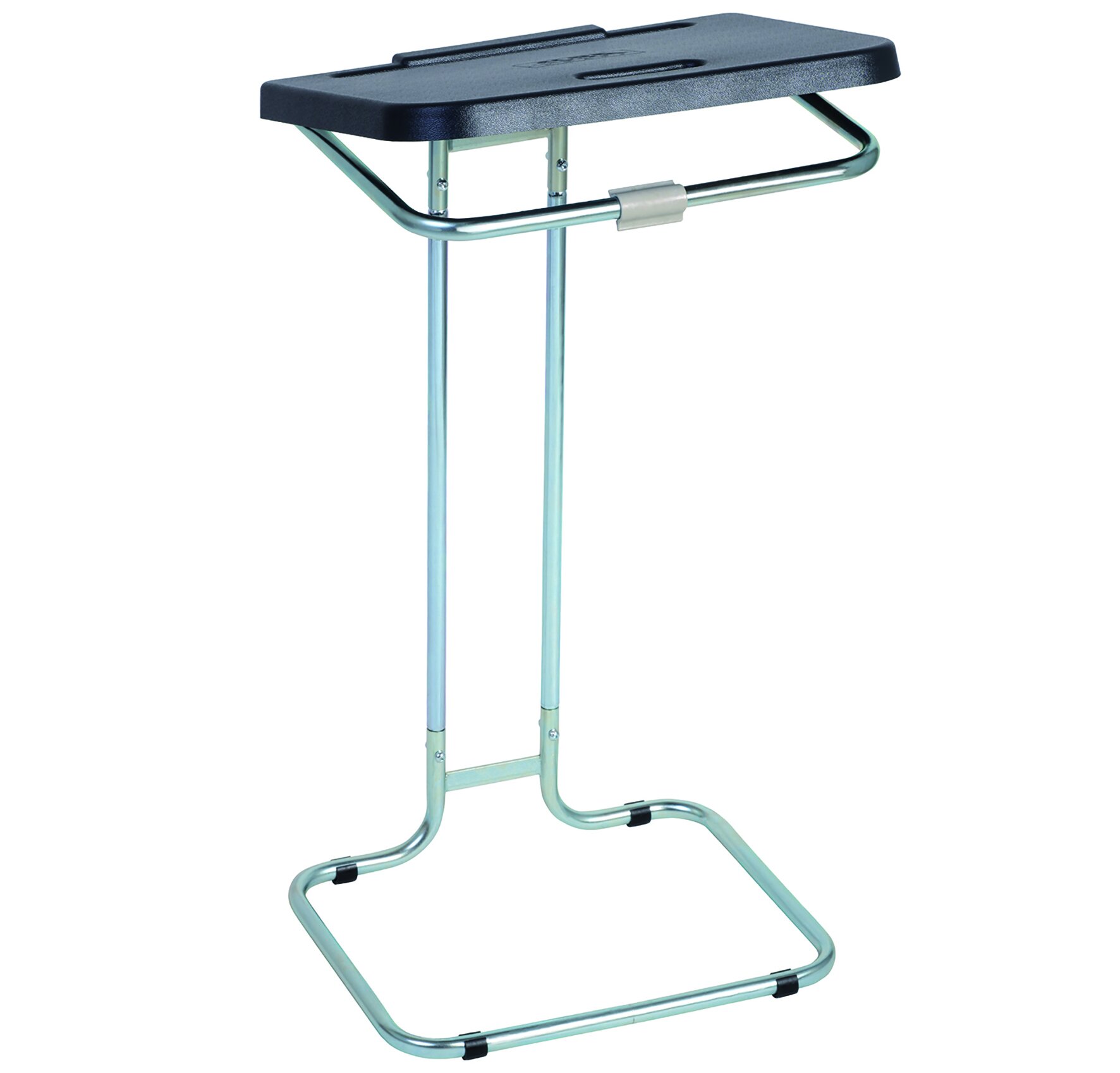 Support p. sac poubelle a.couvercle 110l,acier zingué,815x465x370mm