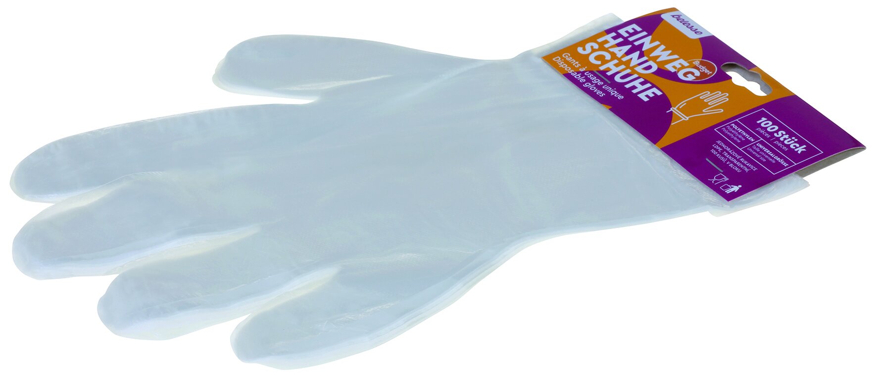 Gants LDPE en bloc transparent 100 pièce