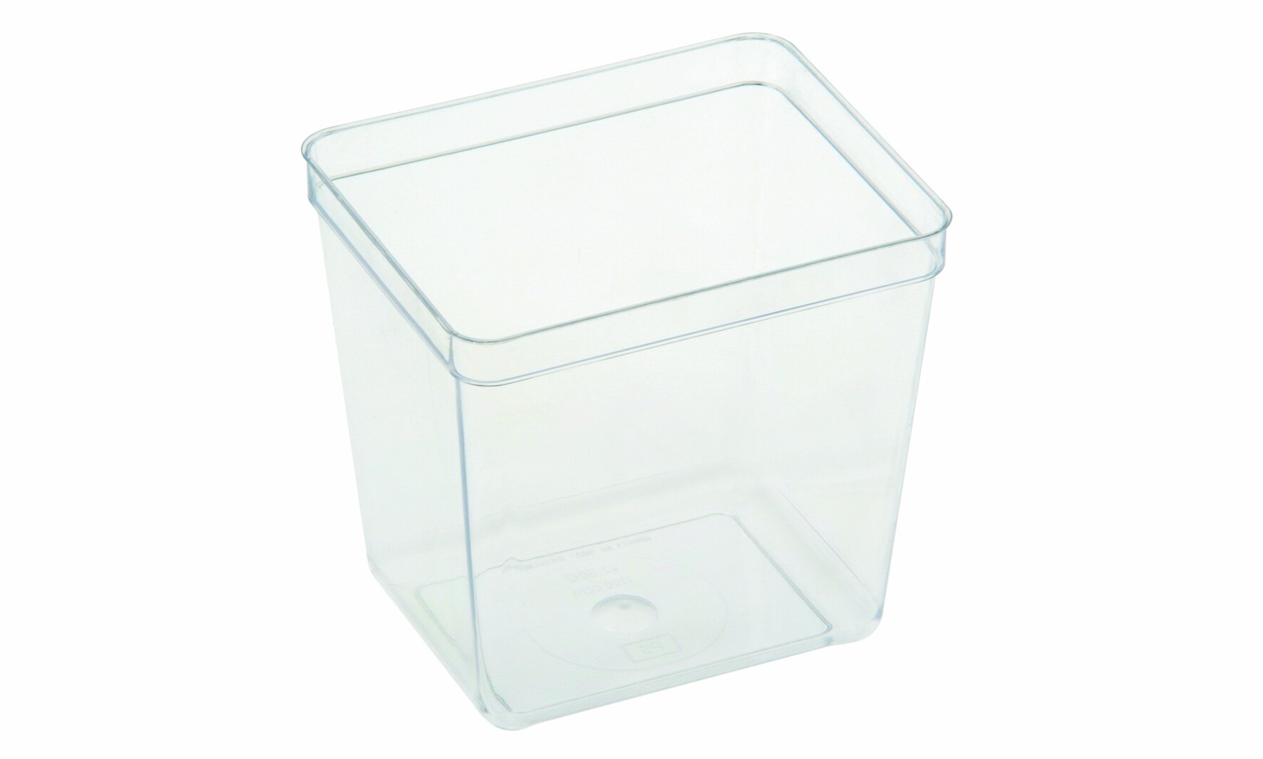 Gobelet rectangu. 3012 cristal 1100ml sans couvercle