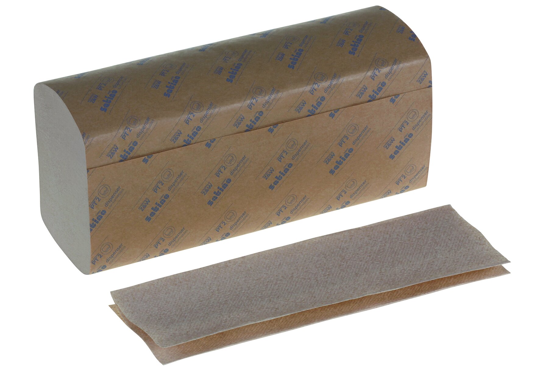 Essuis-mains en papier pli Z 2plis, soft beige, 25x150 pieces