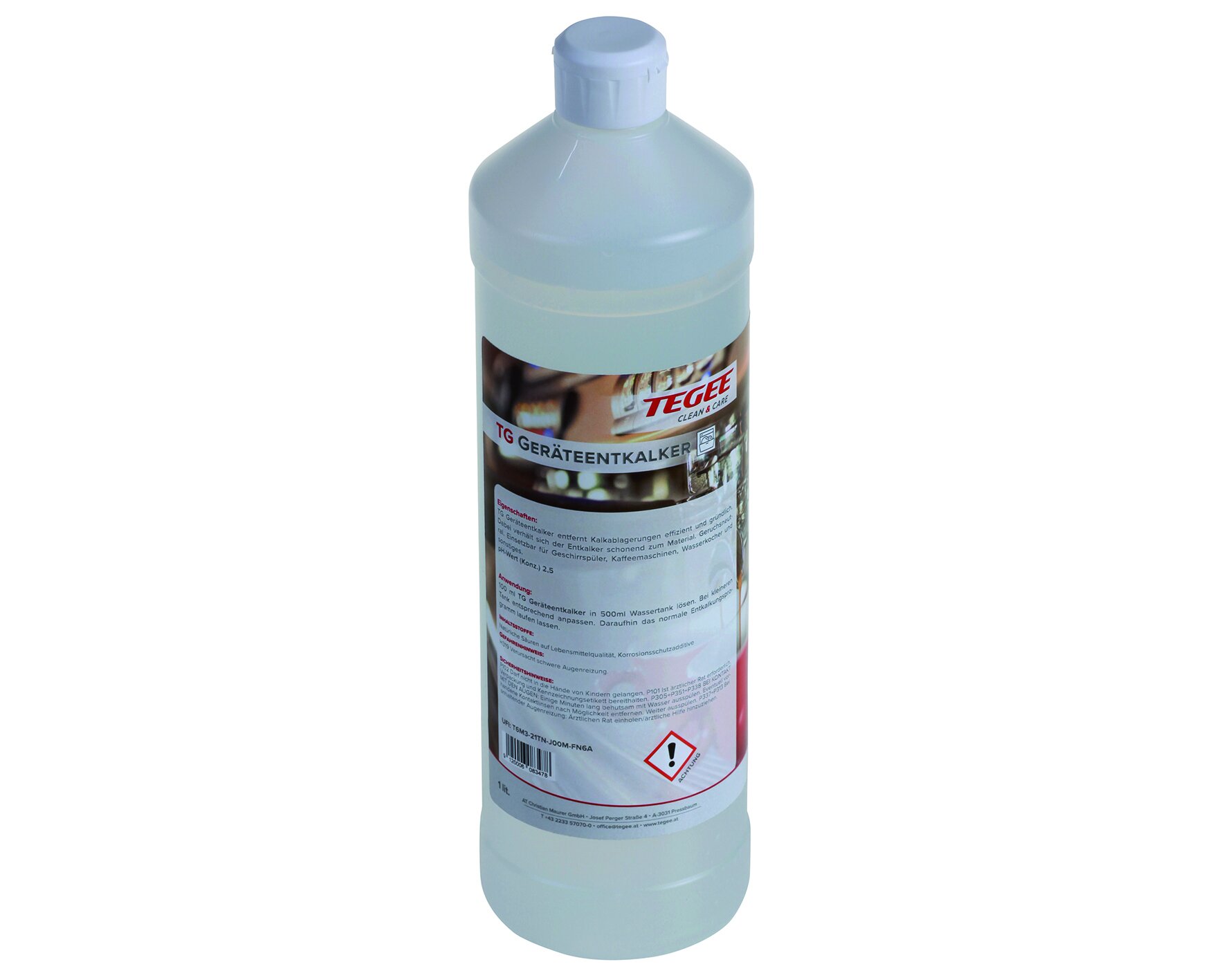 Détartrant pour appareils,concentré 1:5, pH 2.5, 6x1l