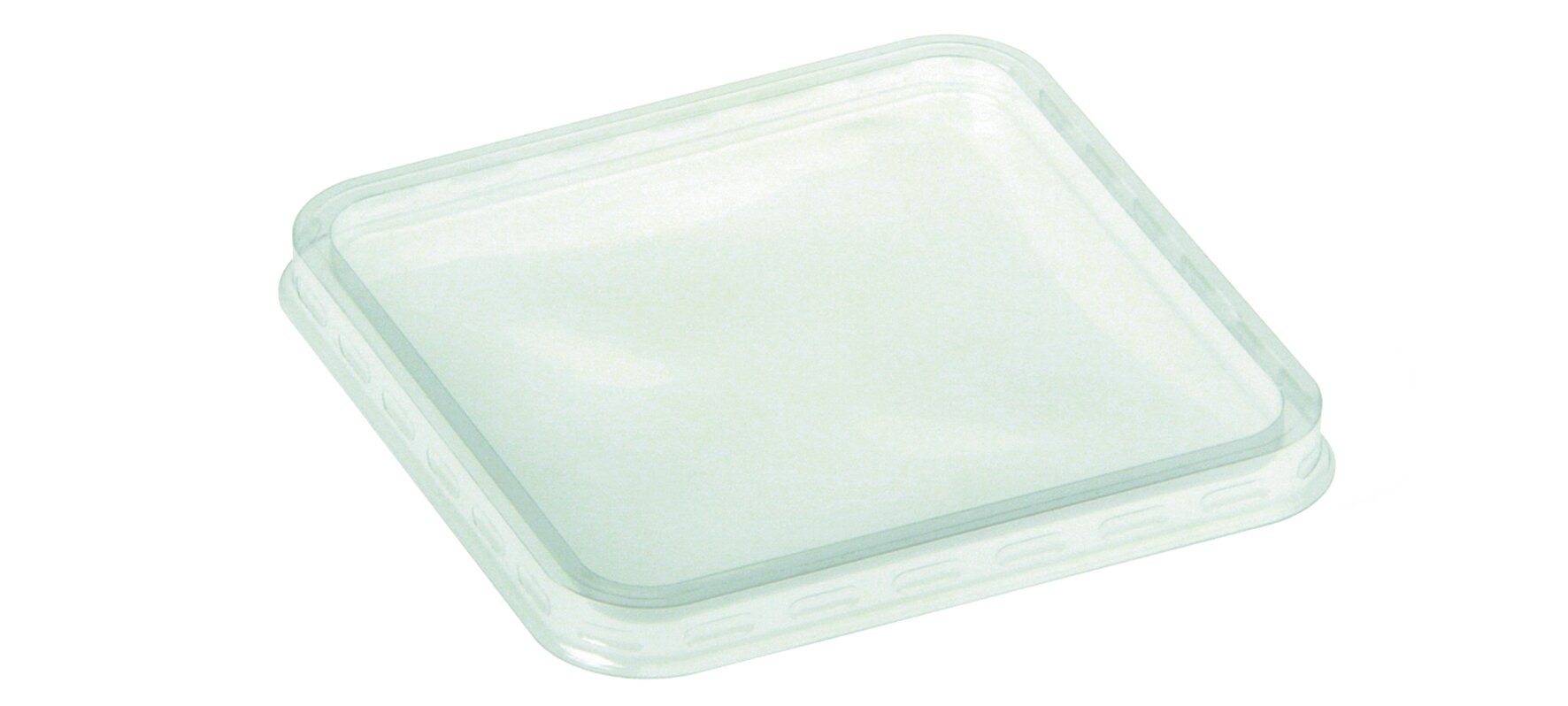 Couvercle rectangulaire 115x115mm, PET