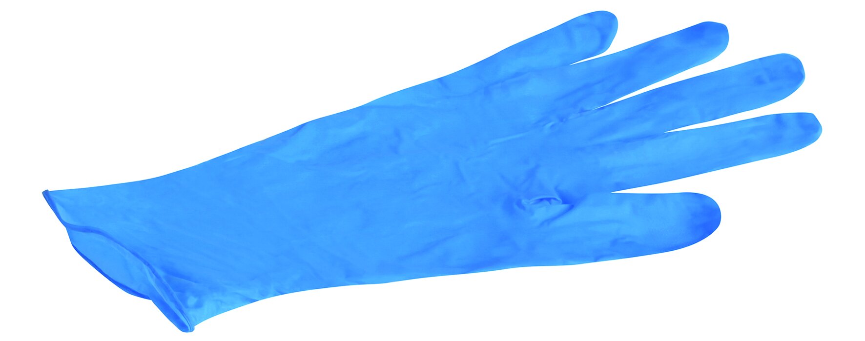 Gants nitrile, bleu sans poudre, L