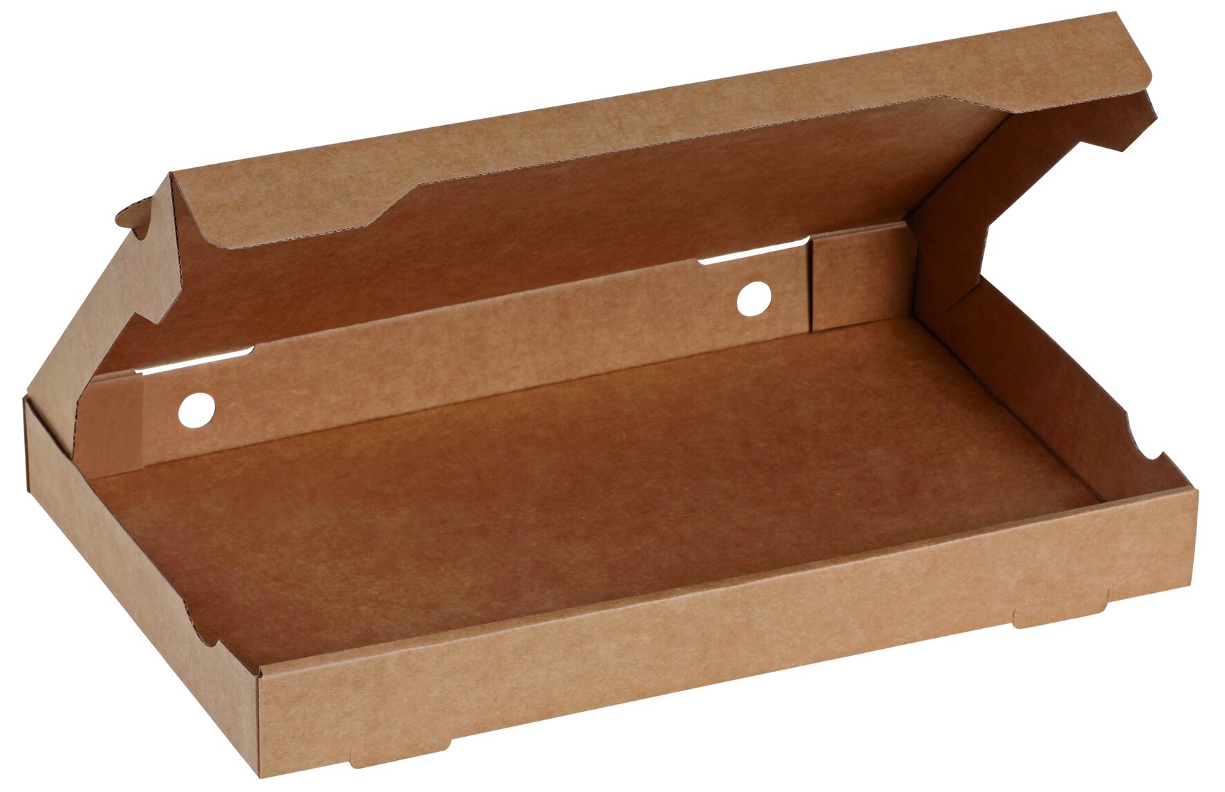 Pizza / Pinsa carton kraft brun 24x38x4.5cm