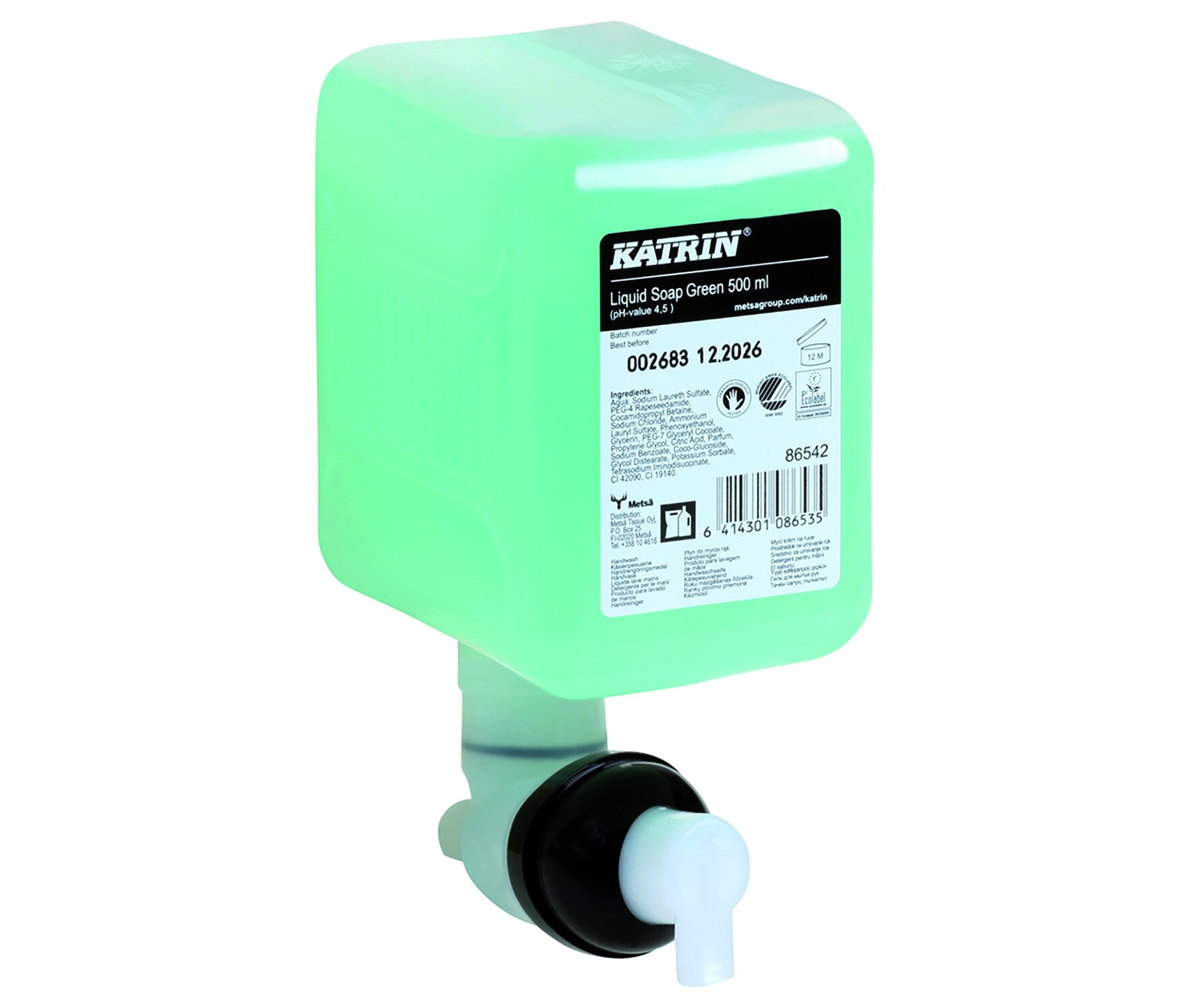Savon à mains Katrin Green, 12x500ml