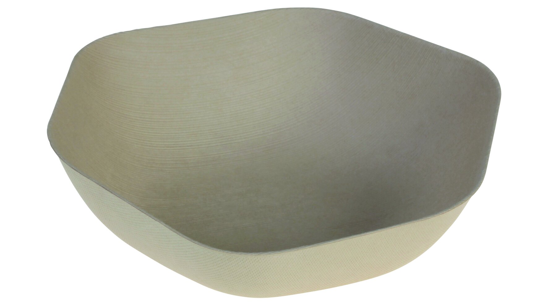 Bol XAGON canne à sucre nature 1100ml,215x56mm, hexagonale