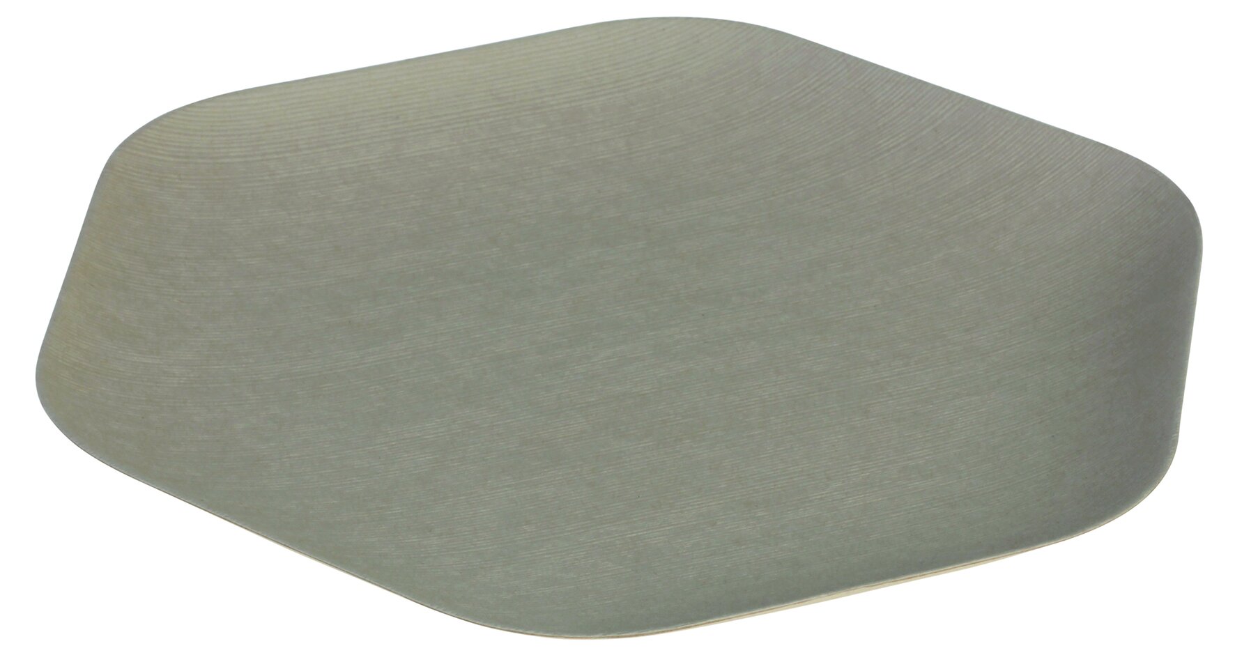 Assiette XAGON canne à sucre nature 245x18mm