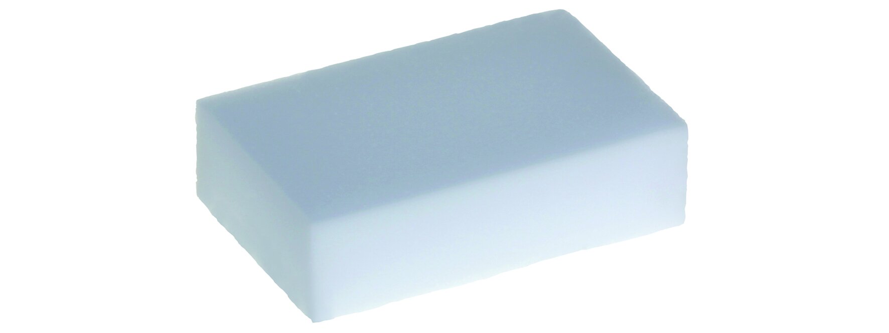 Eponge efface-taches, blanche Mousse synthétique, 7cmx11cmx3cm