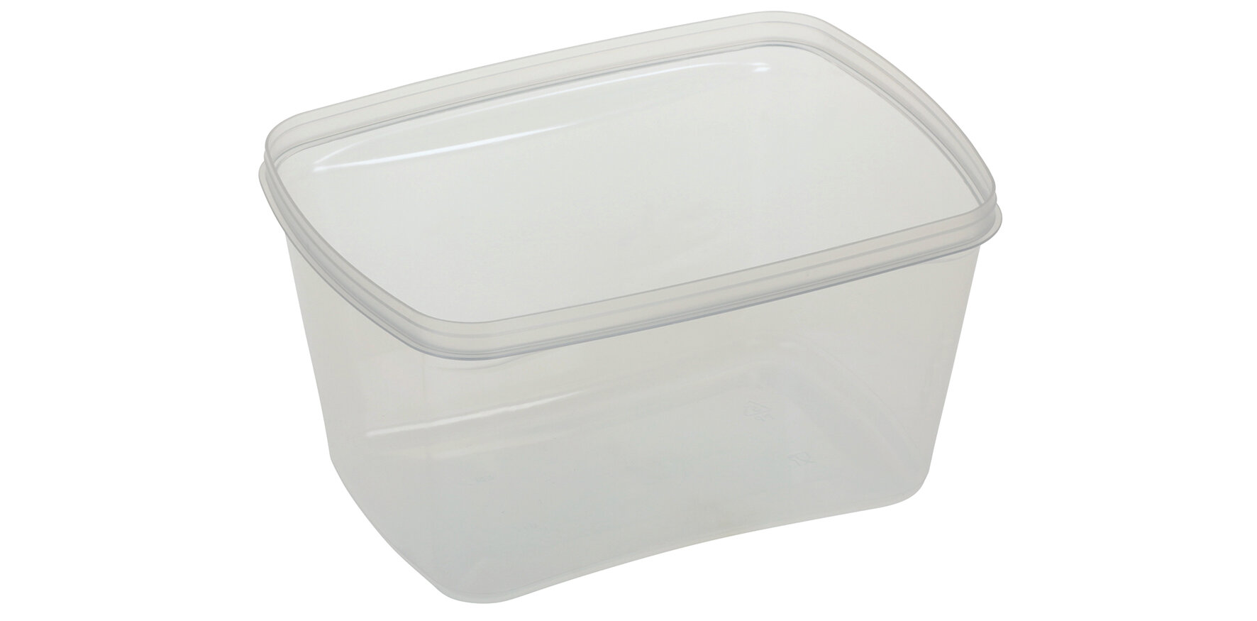 Conteneur PP 1000ml transparent 131x172x93mm