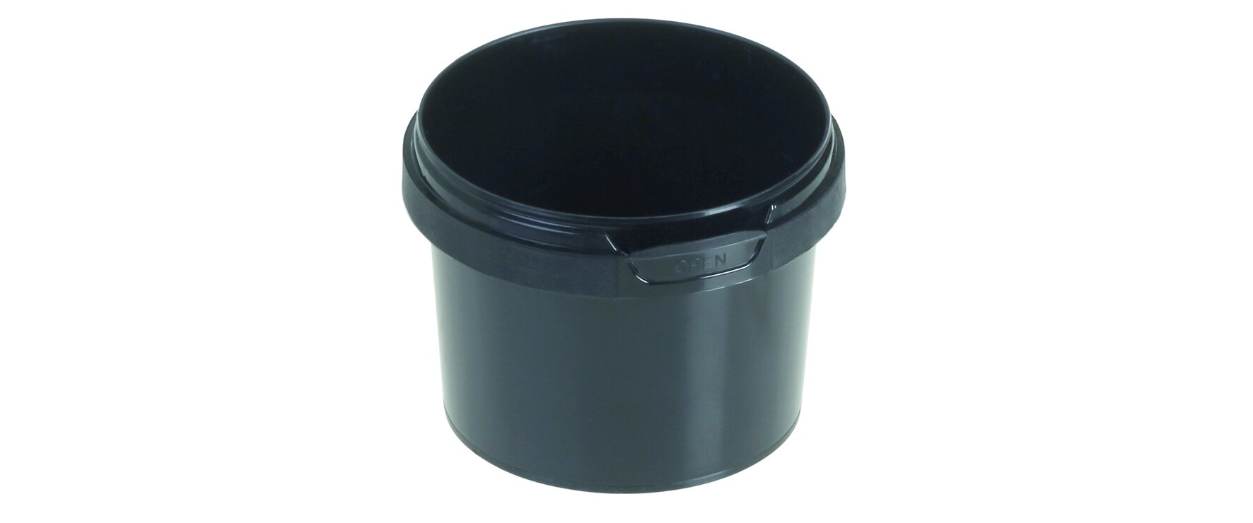 Gobelet traiteur PP 120ml noir Ø69x51mm avec GPO