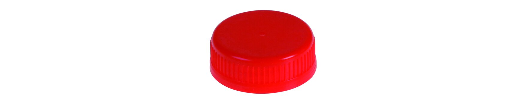 Couvercle HDPE rouge Ø38mm, garantie 1re ouverture